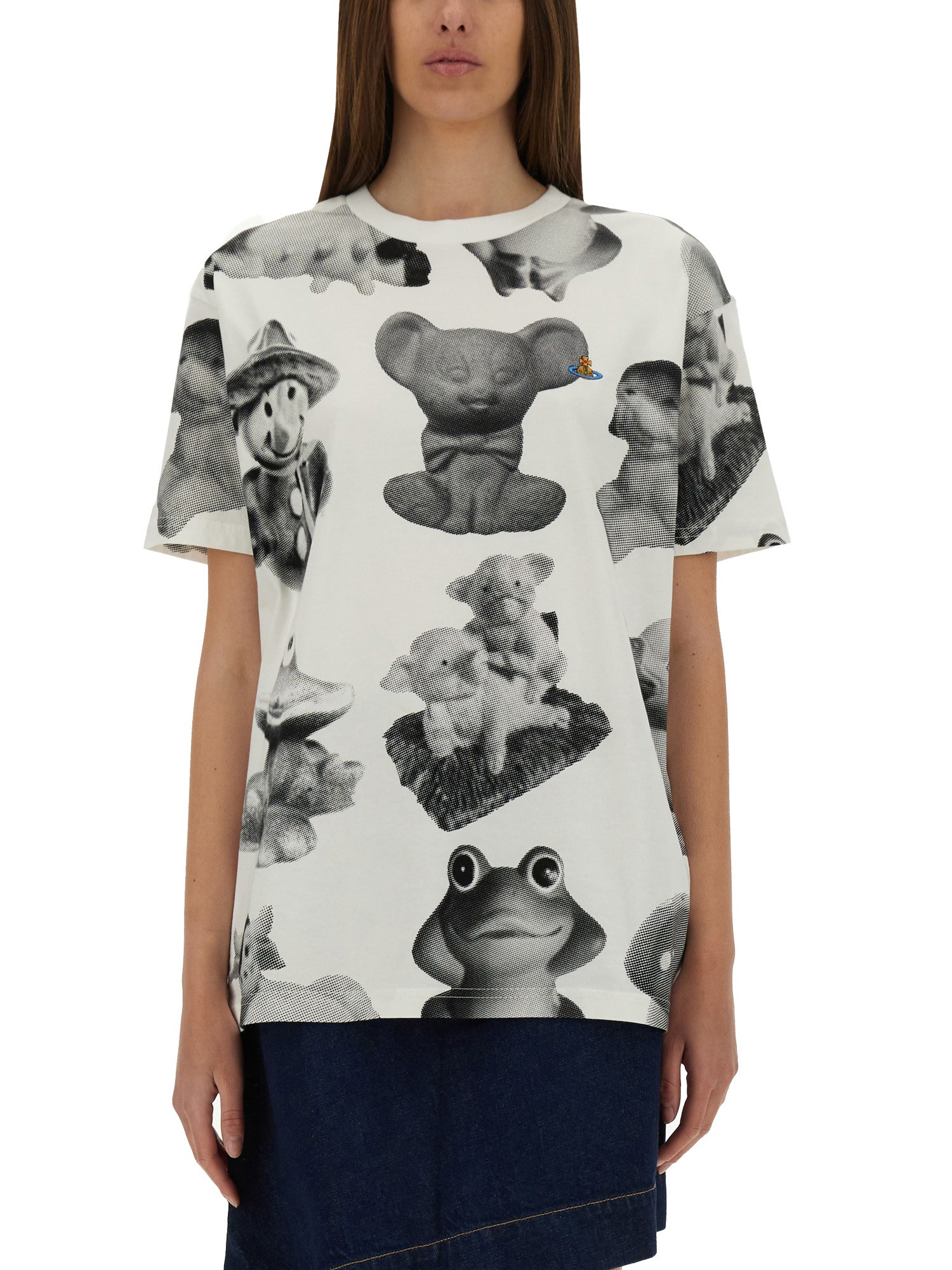 Shop Vivienne Westwood Classic T-shirt With Print