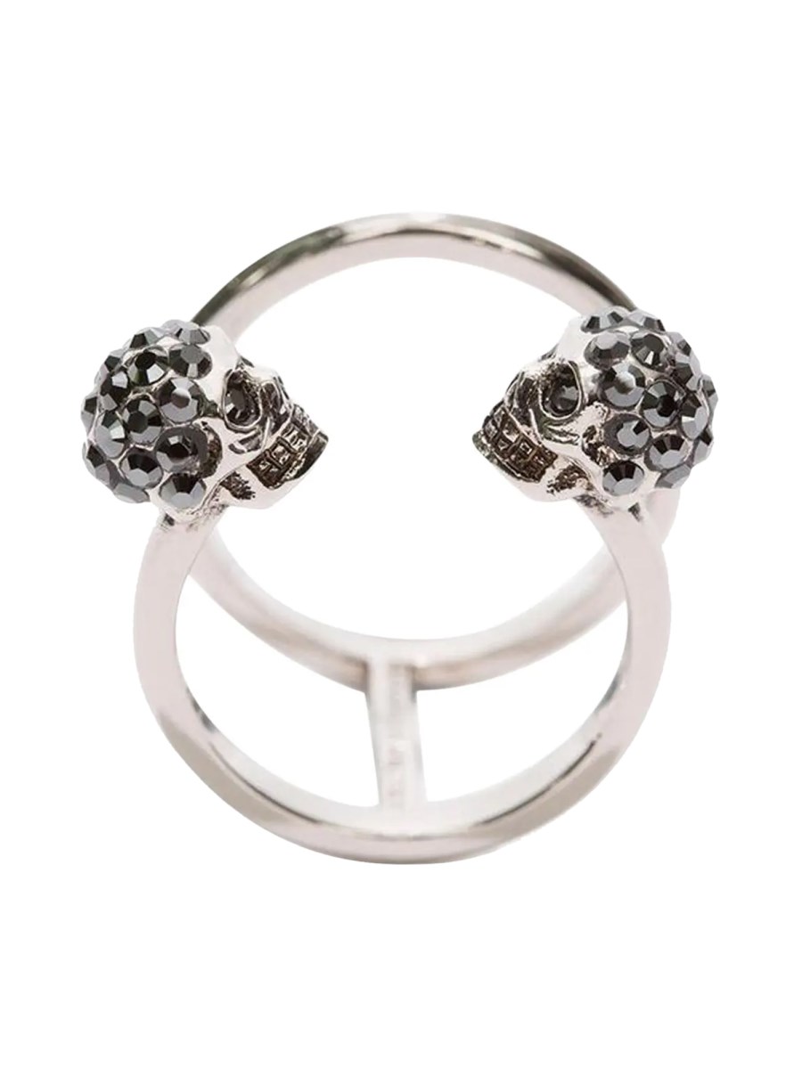 ANELLO DOPPIO TWIN SKULL