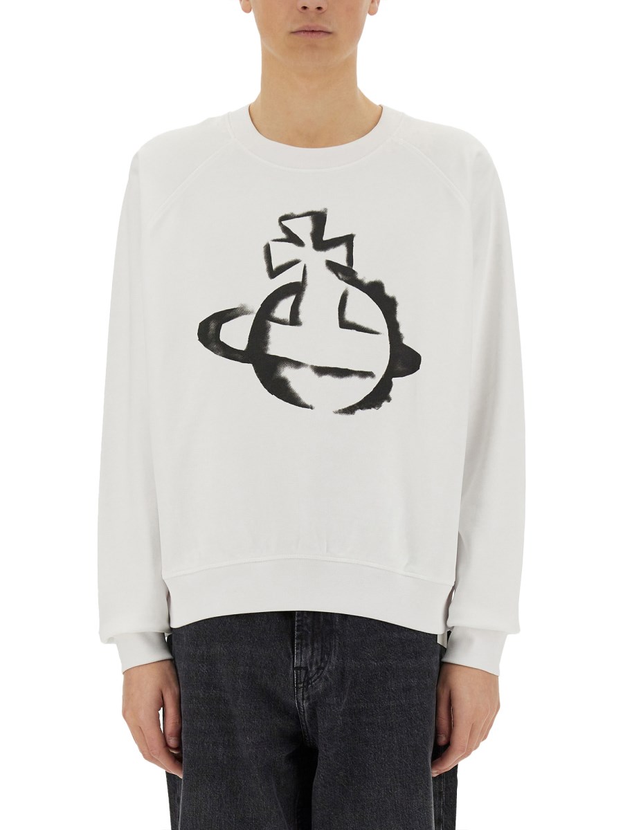 FELPA STENCIL ORB RAGLAN