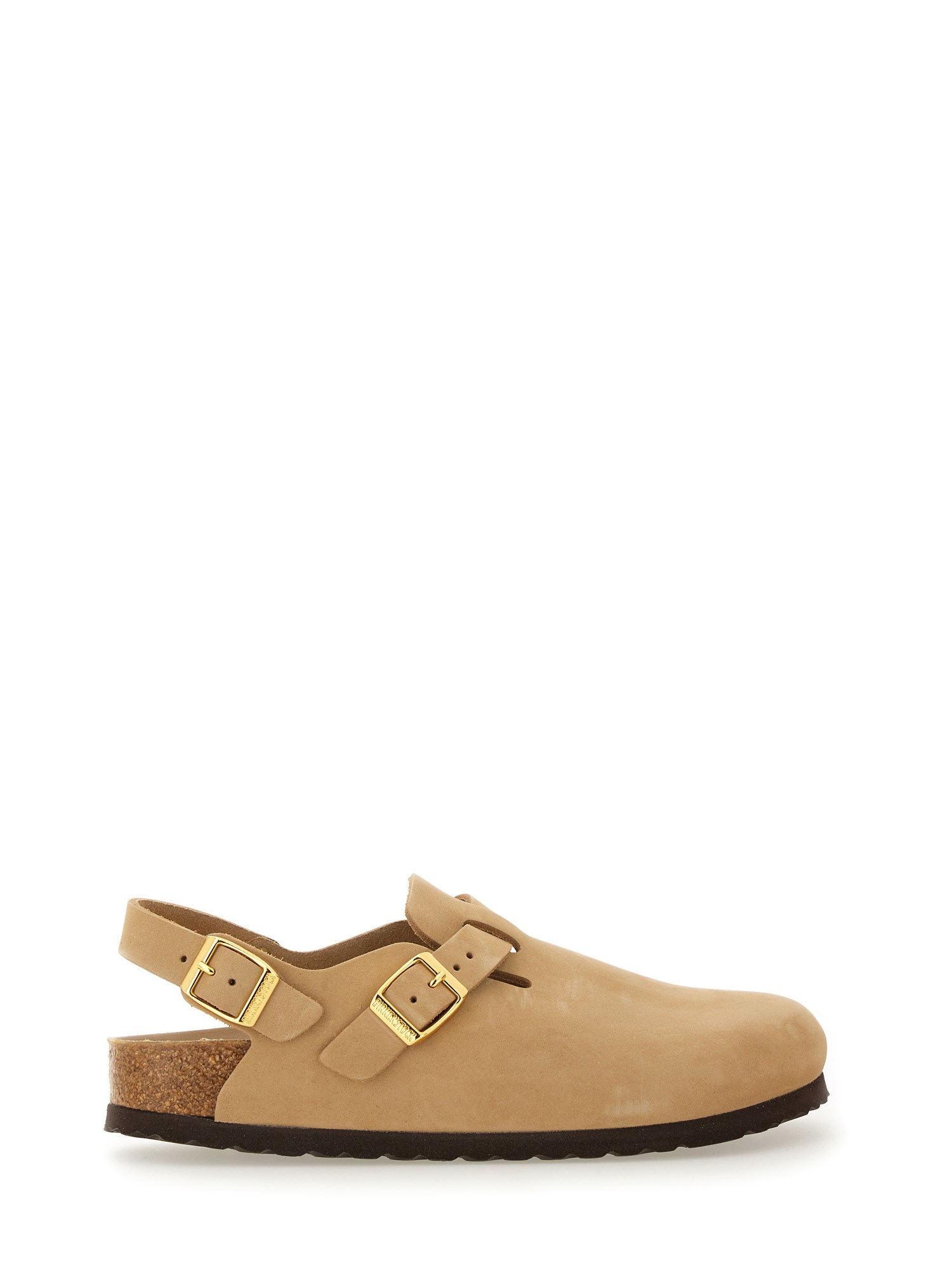 Birkenstock Beige Suede Tokio Ii Slippers In Beige