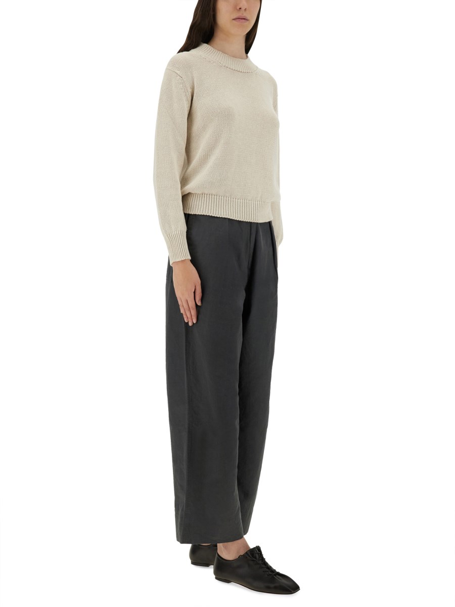 MAGLIA IN LINO E COTONE