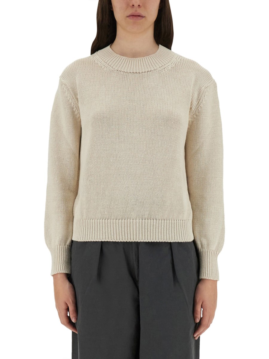 MAGLIA IN LINO E COTONE