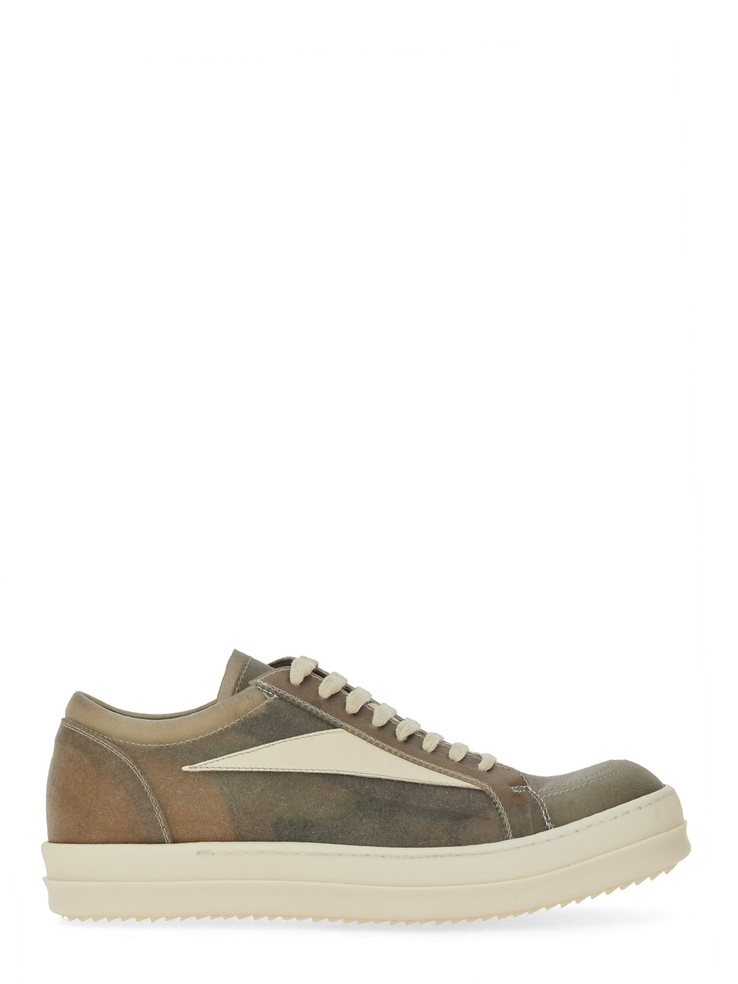 Rick Owens Hollywood Vintage Sneakers Dust And Milk In Multicolour