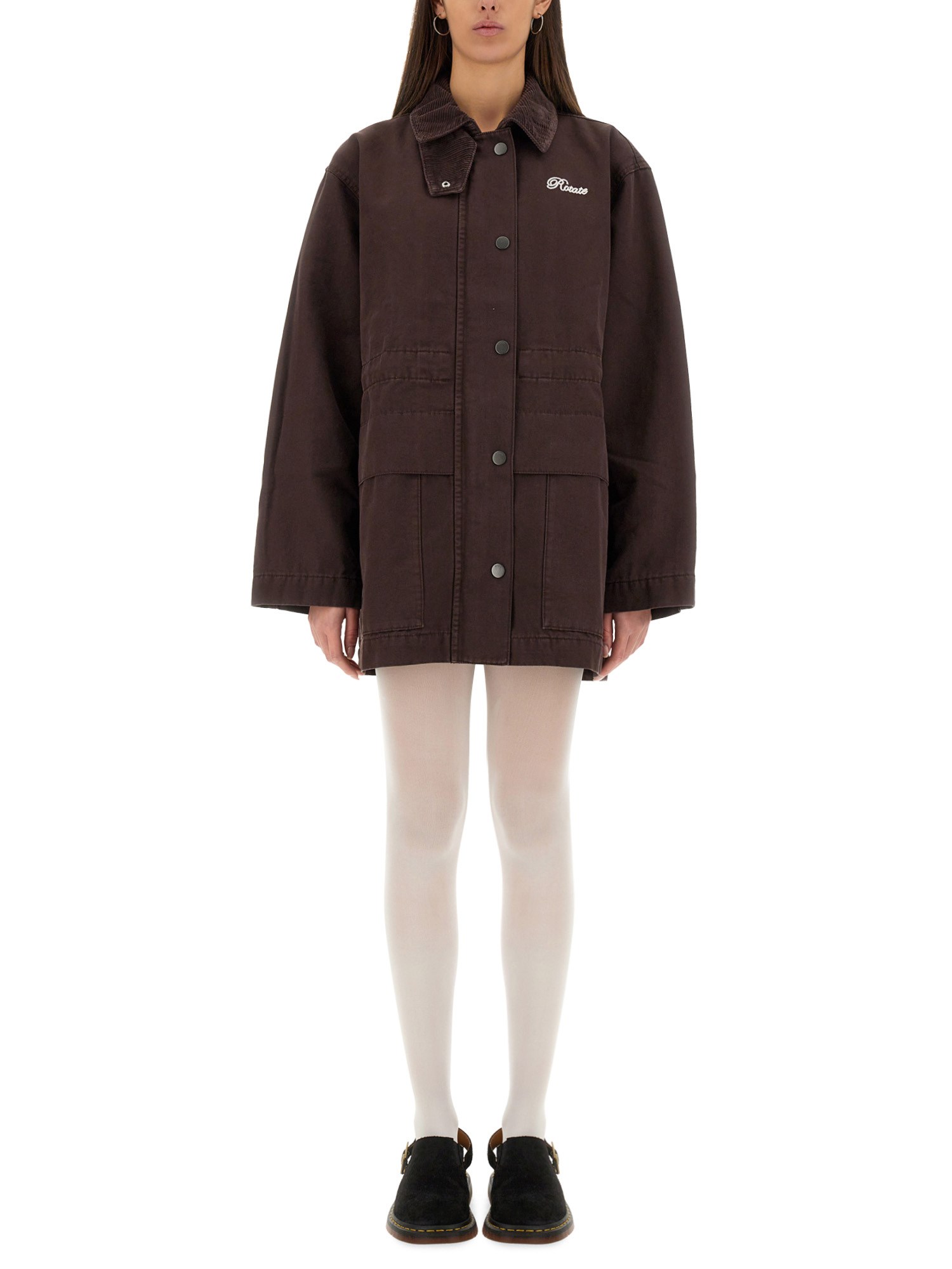 ROTATE BIRGER CHRISTENSEN HEAVY COTTON JACKET 