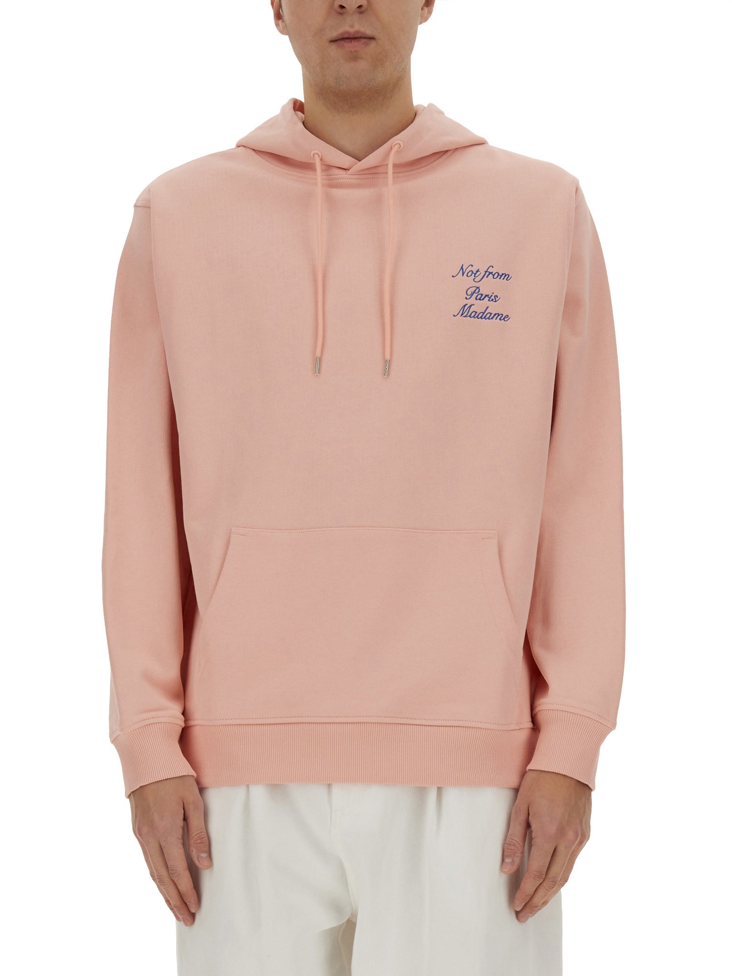 Drôle De Monsieur "slogan" Sweatshirt In Pink