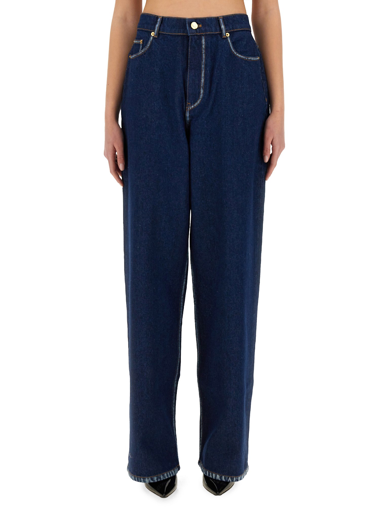 Nina Ricci "boyfriend" Jeans In Denim