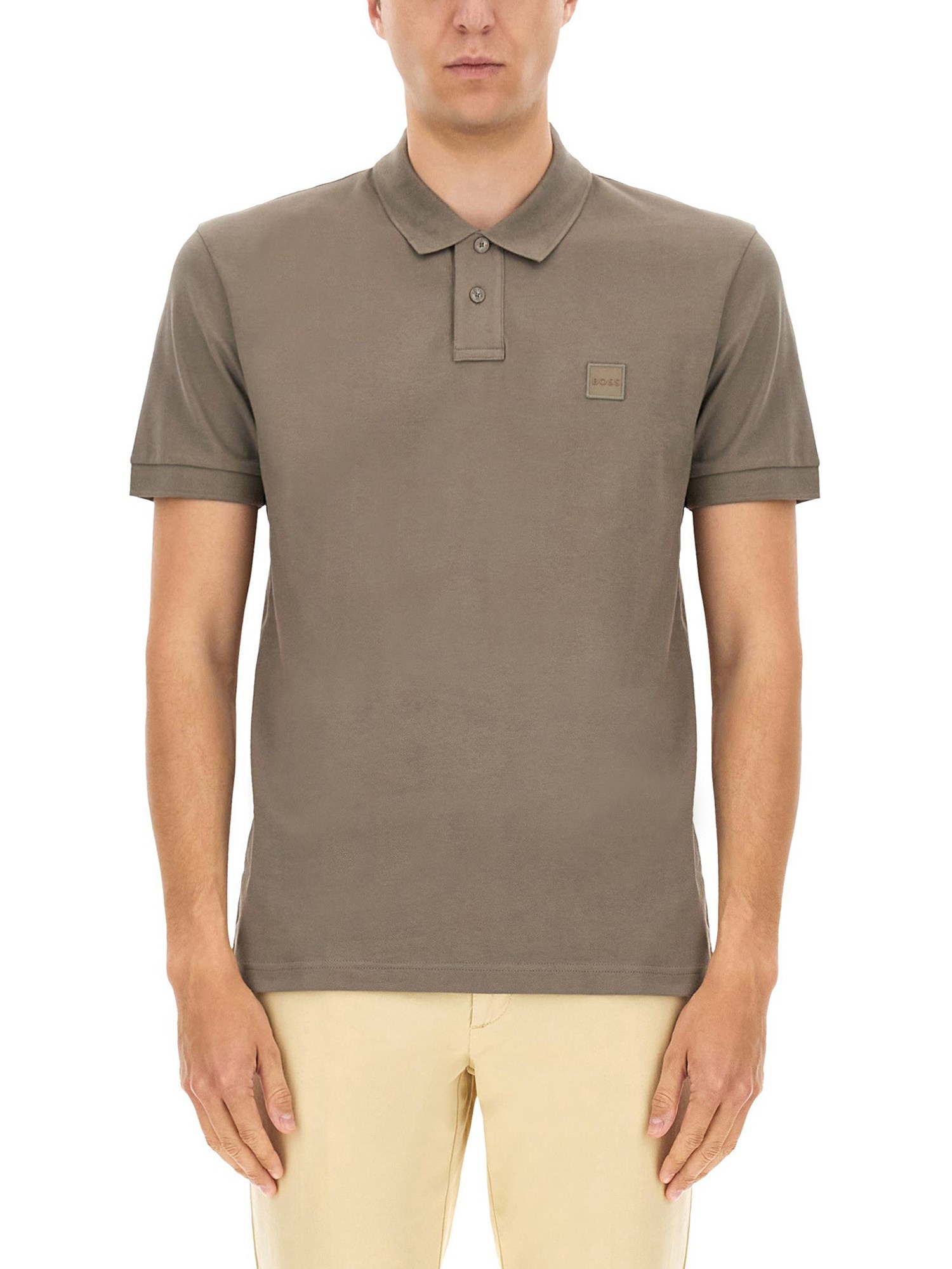 Hugo Boss Polo Basic In Cotone Boss