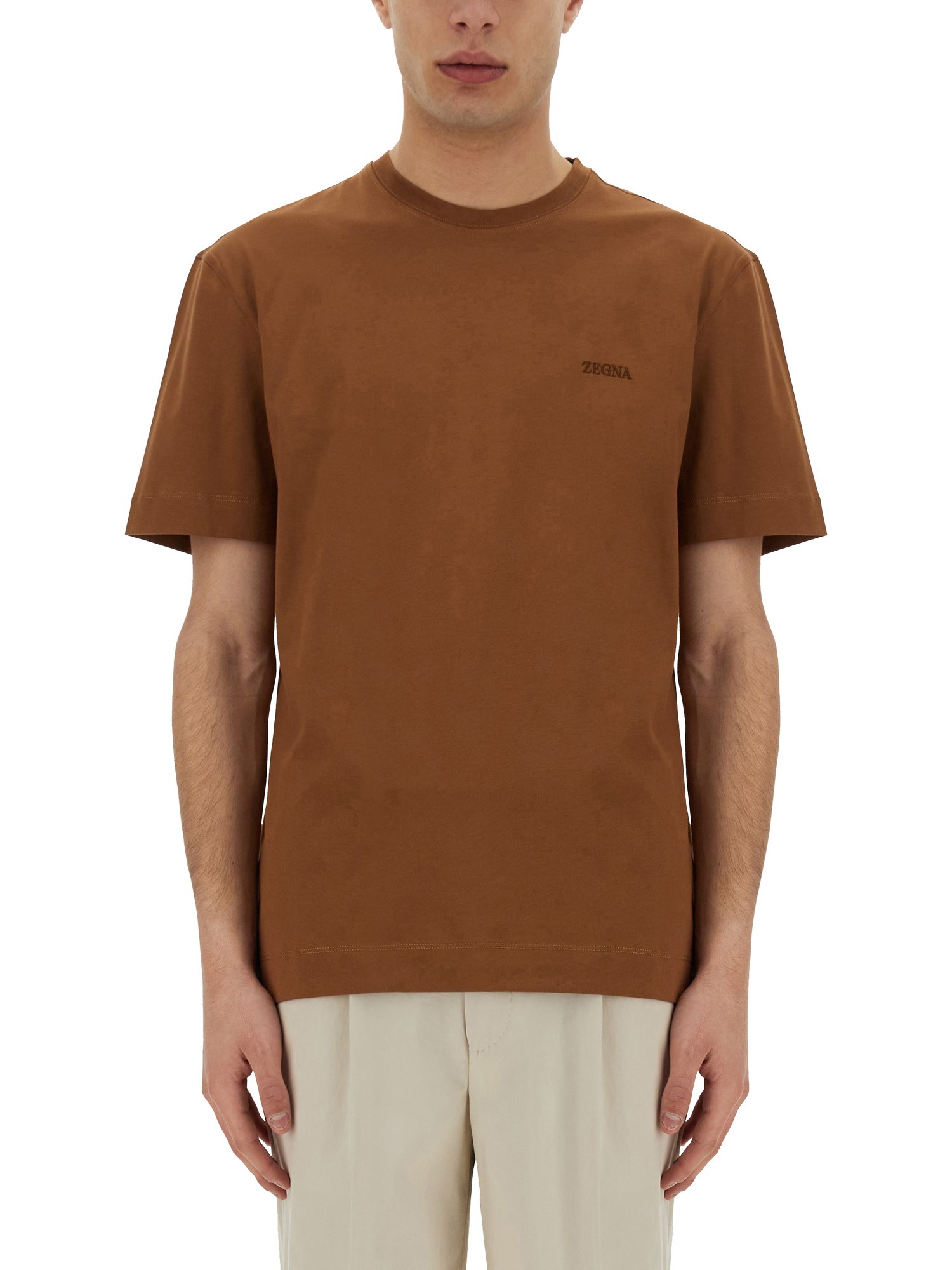 ZEGNA COTTON T-SHIRT 