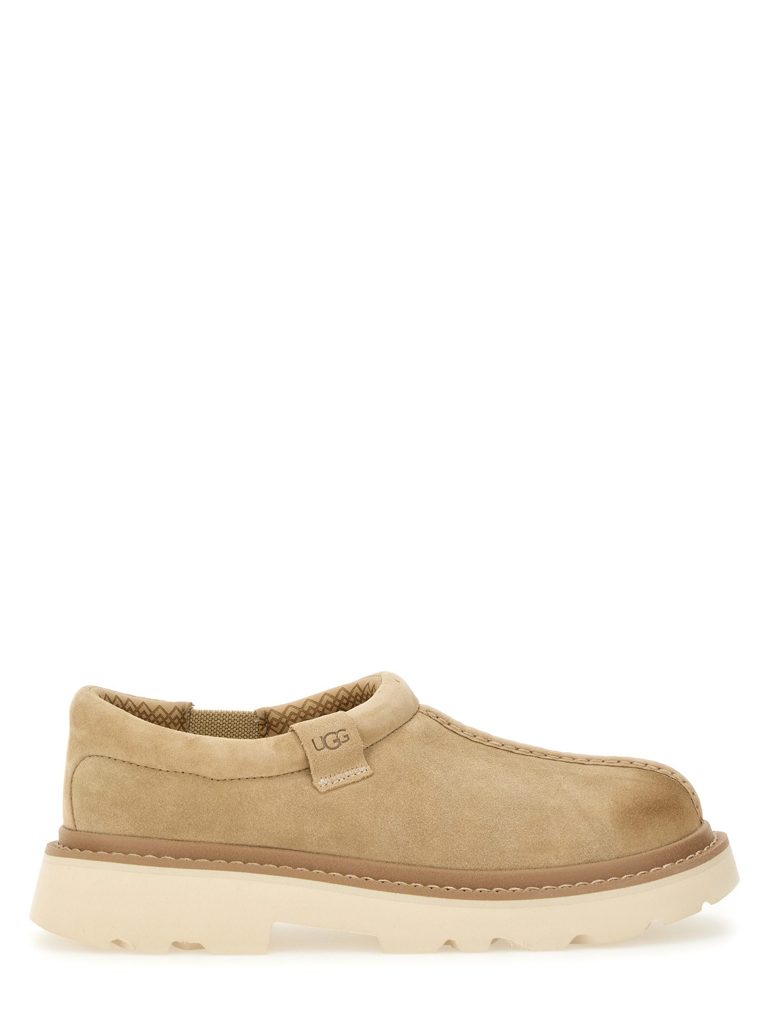 Ugg Suede Tasman Lug Slippers In Brown