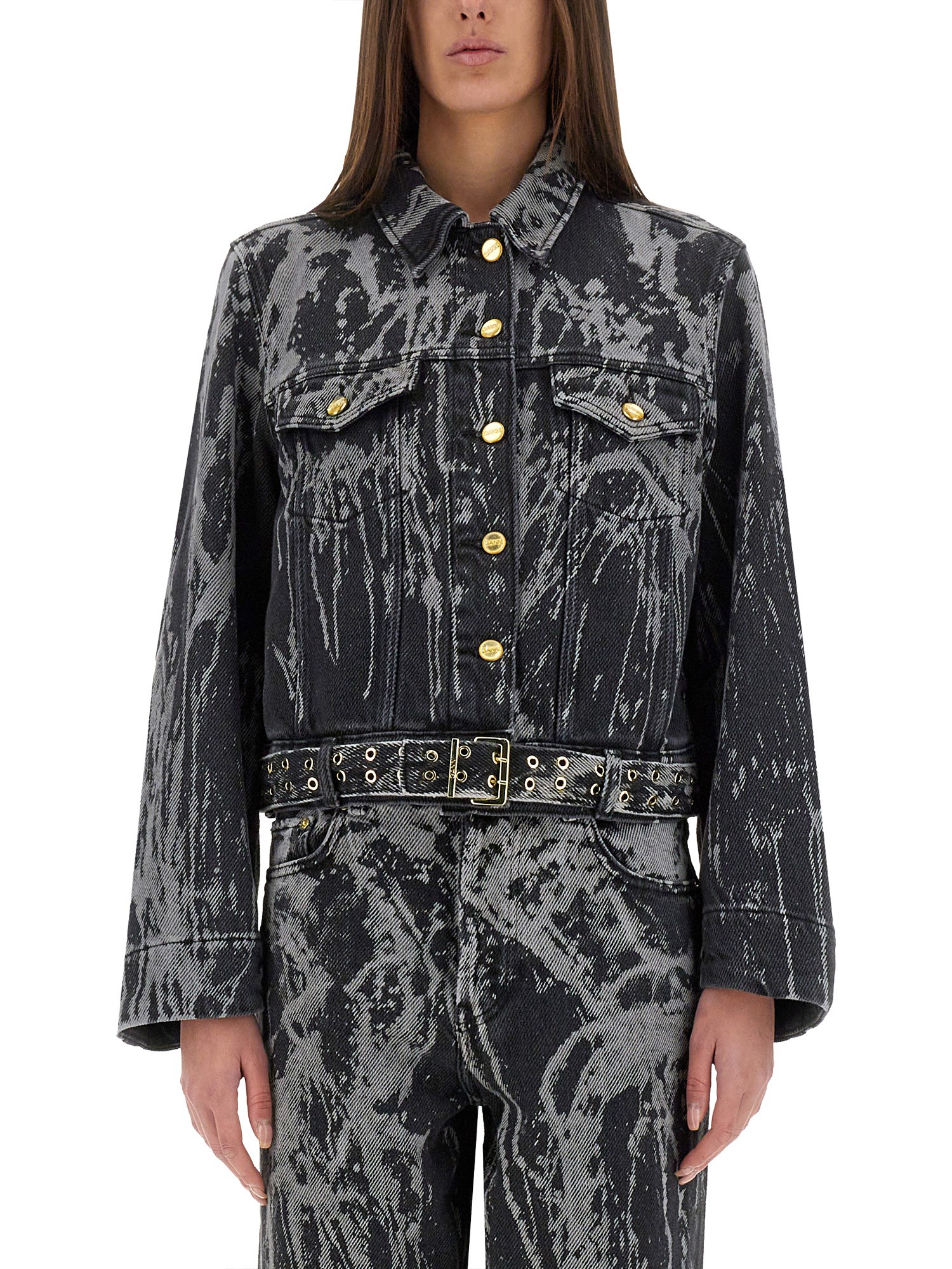 GANNI HEAVY DENIM JACKET 