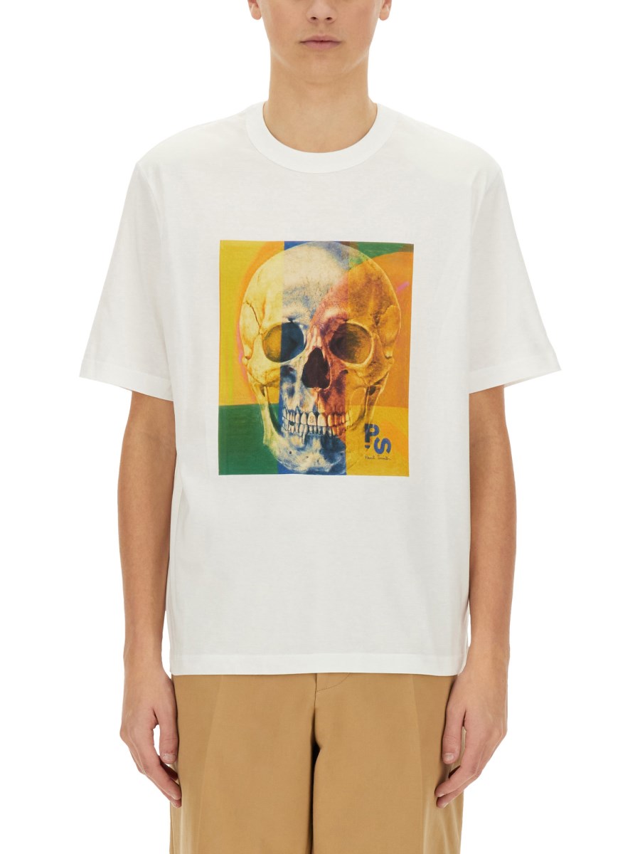 T-SHIRT SKULL SQUARE