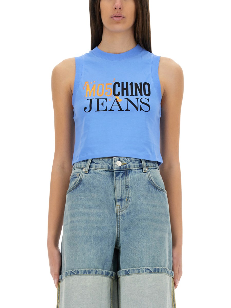 TOP CROPPED CON LOGO