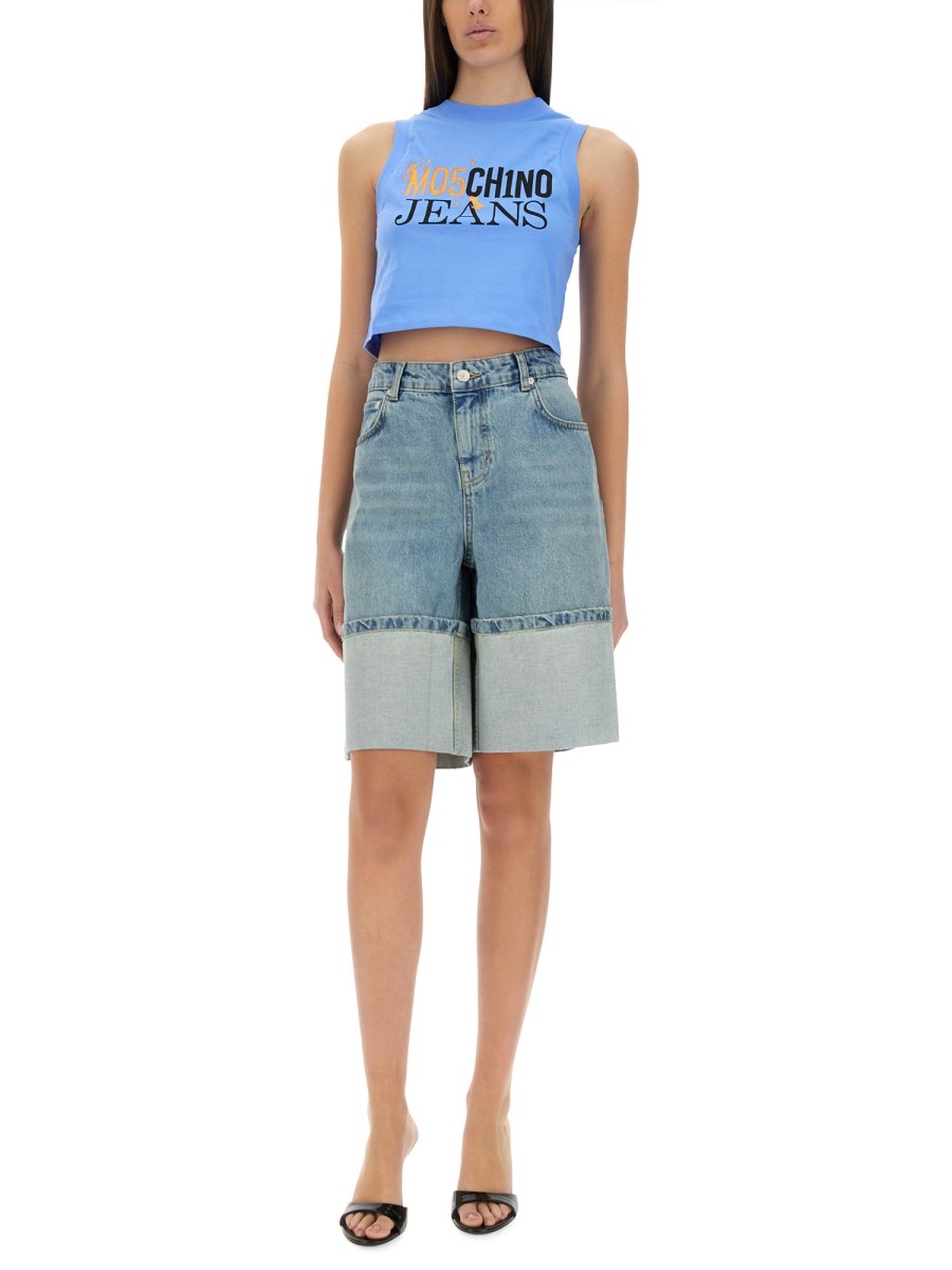 TOP CROPPED CON LOGO