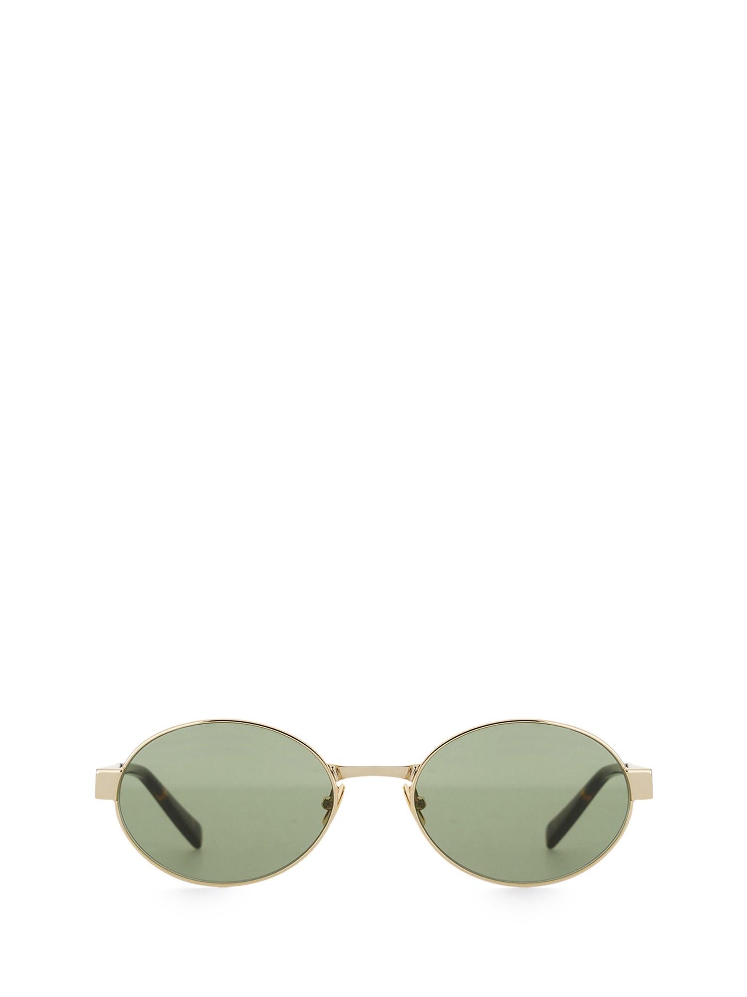 Shop Saint Laurent "sl 692" Sunglasses In Gold