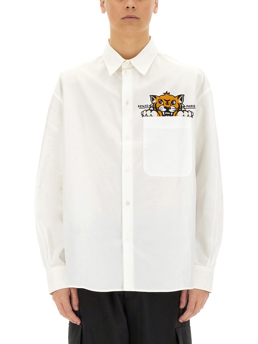 CAMICIA CASUAL HAPPY TIGER