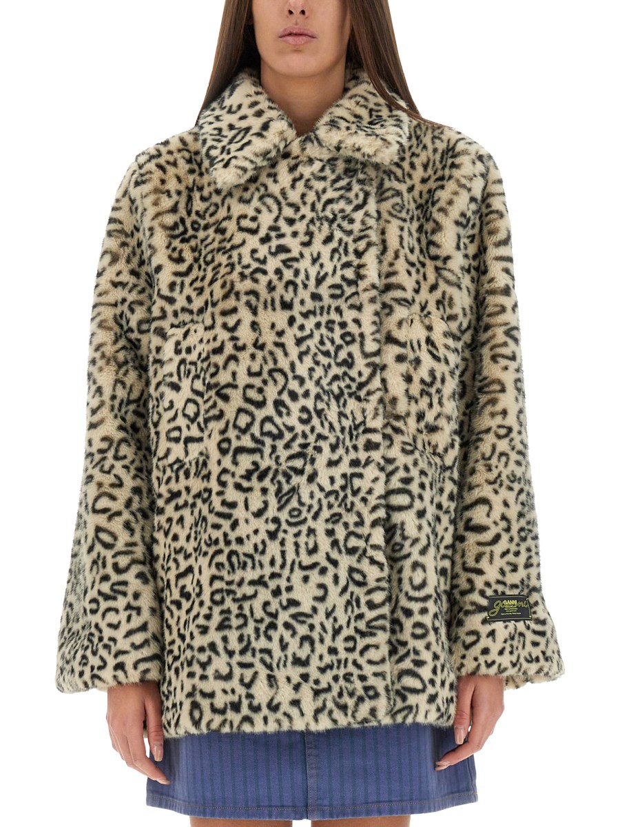 GIACCA LEOPARDATA IN FAUX FUR