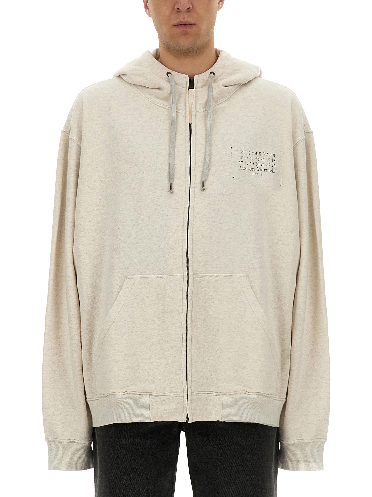 Maison Margiela Numerical Logo Hooded Sweatshirt
