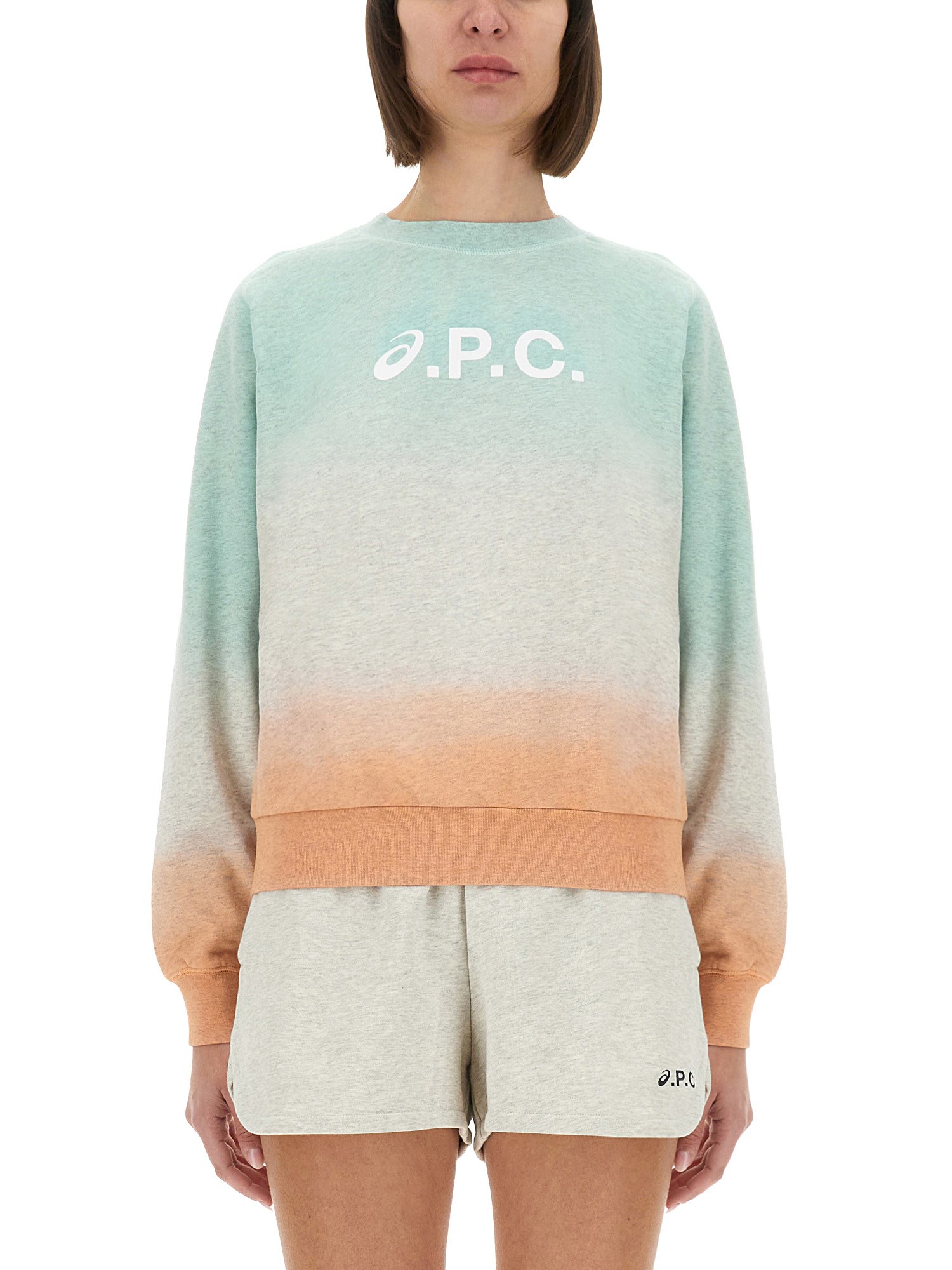 A.P.C. X ASICS A. P.C. X ASICS "STONE" SWEATSHIRT 