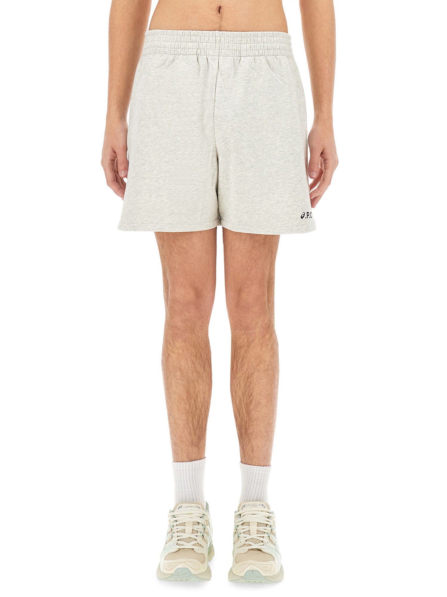 A.p.c. X Asics A. P.c. X Asics Shorts "coast" In Grey