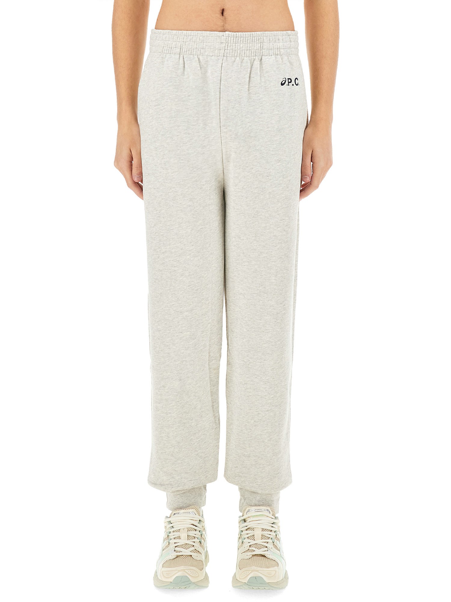 A.p.c. X Asics A. P.c. X Asics Jogging Pants "hill" In Grey