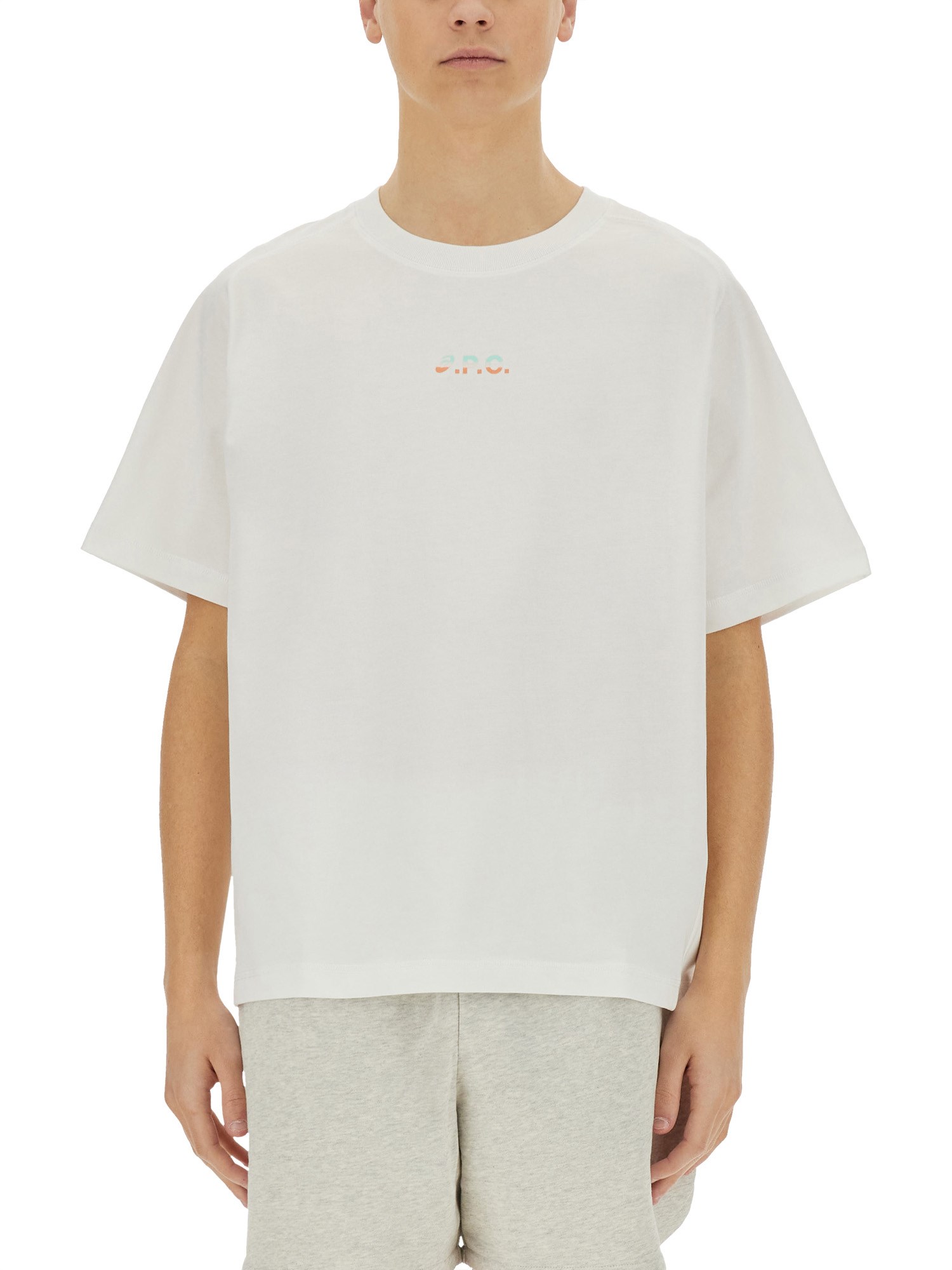 A.p.c. X Asics A. P.c. X Asics T-shirt "wind" In White