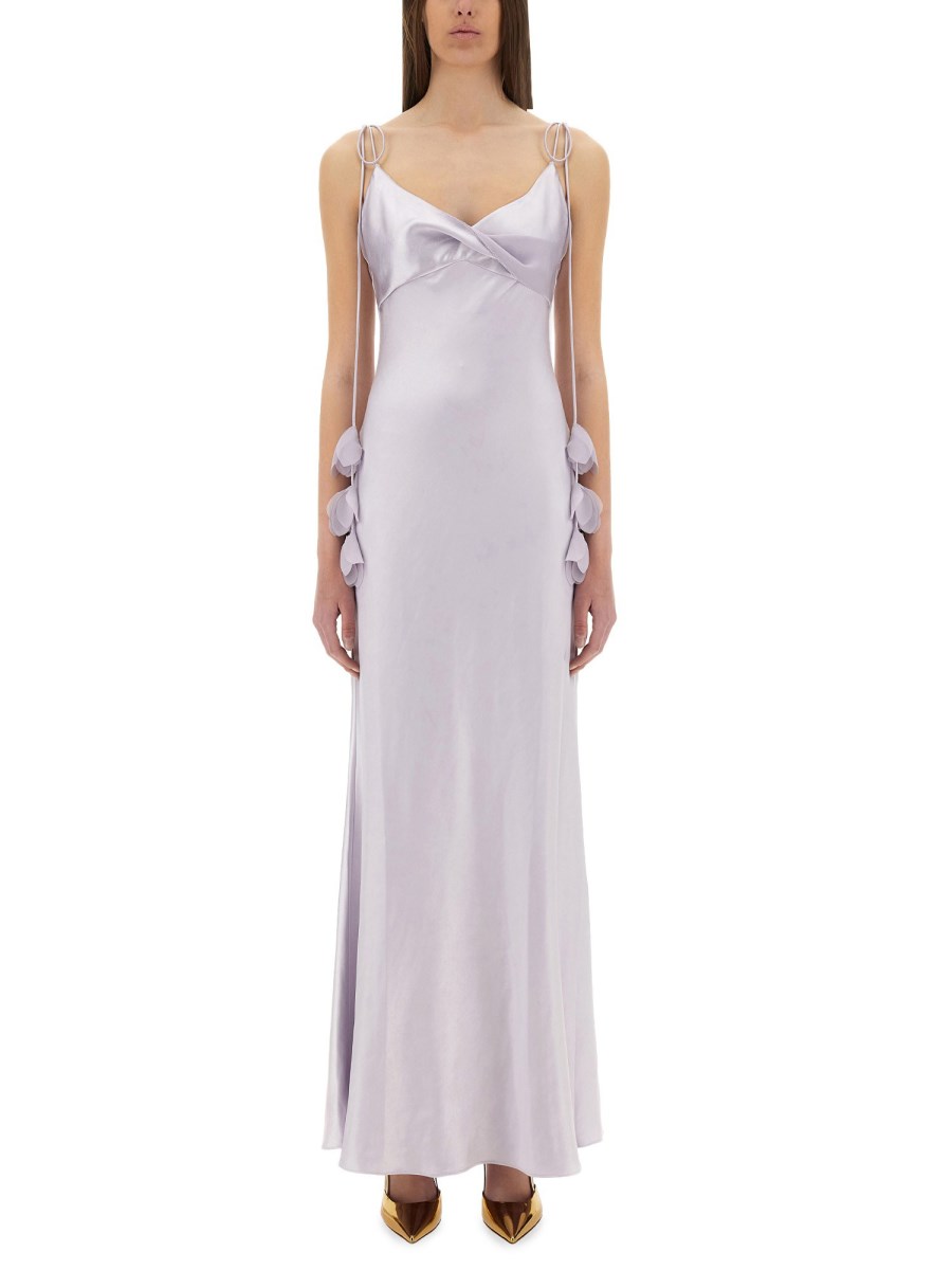 ABITO MAXI IN SATIN