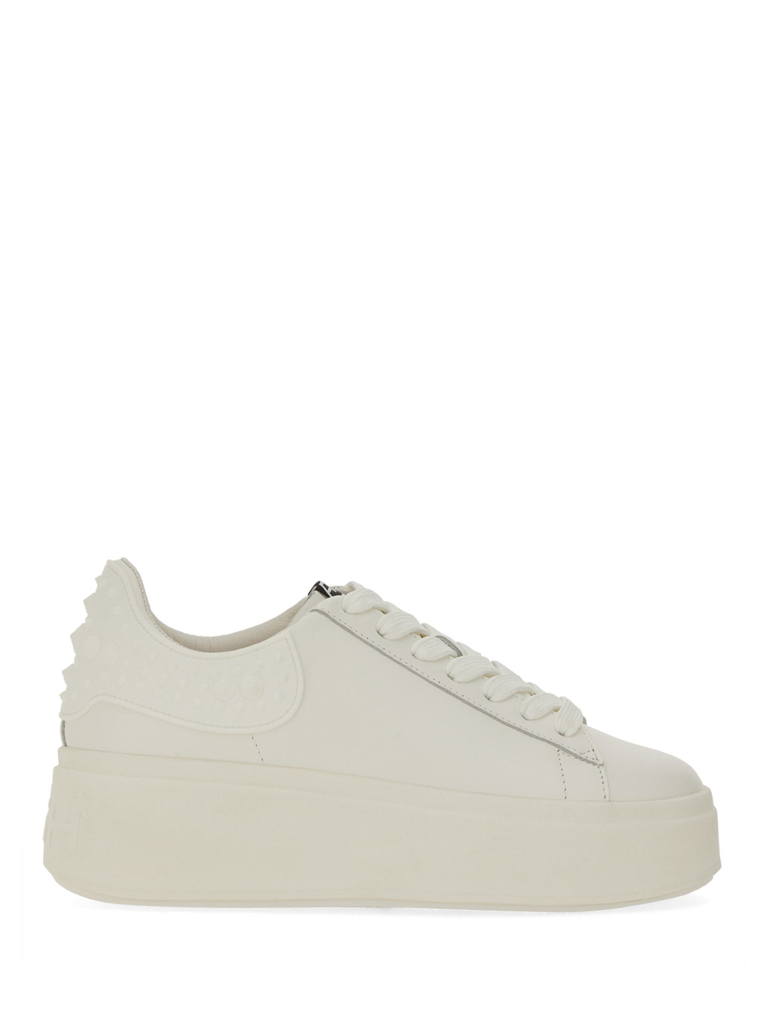 Ash Mody Rubber White Leather Chunky Trainers In White