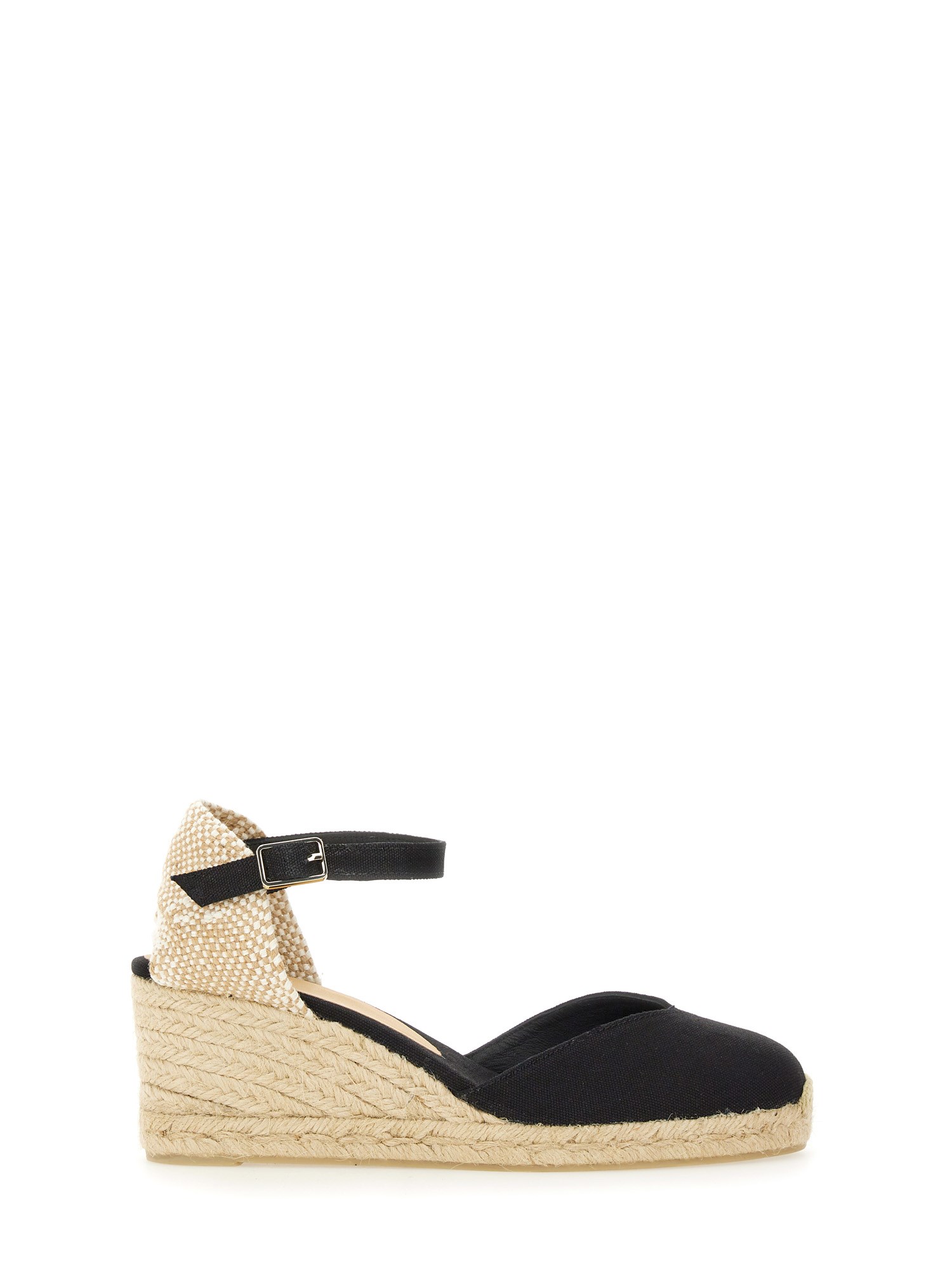 Shop Castaã±er Espadrille "chiarita" In Black