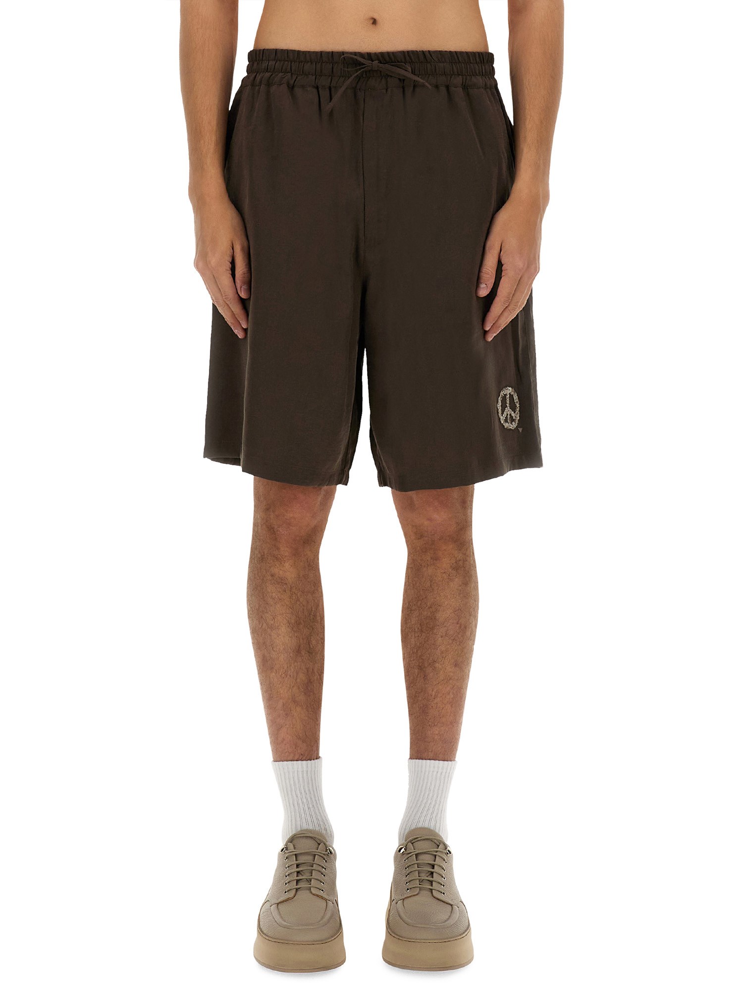 emporio armani shorts with drawstrings