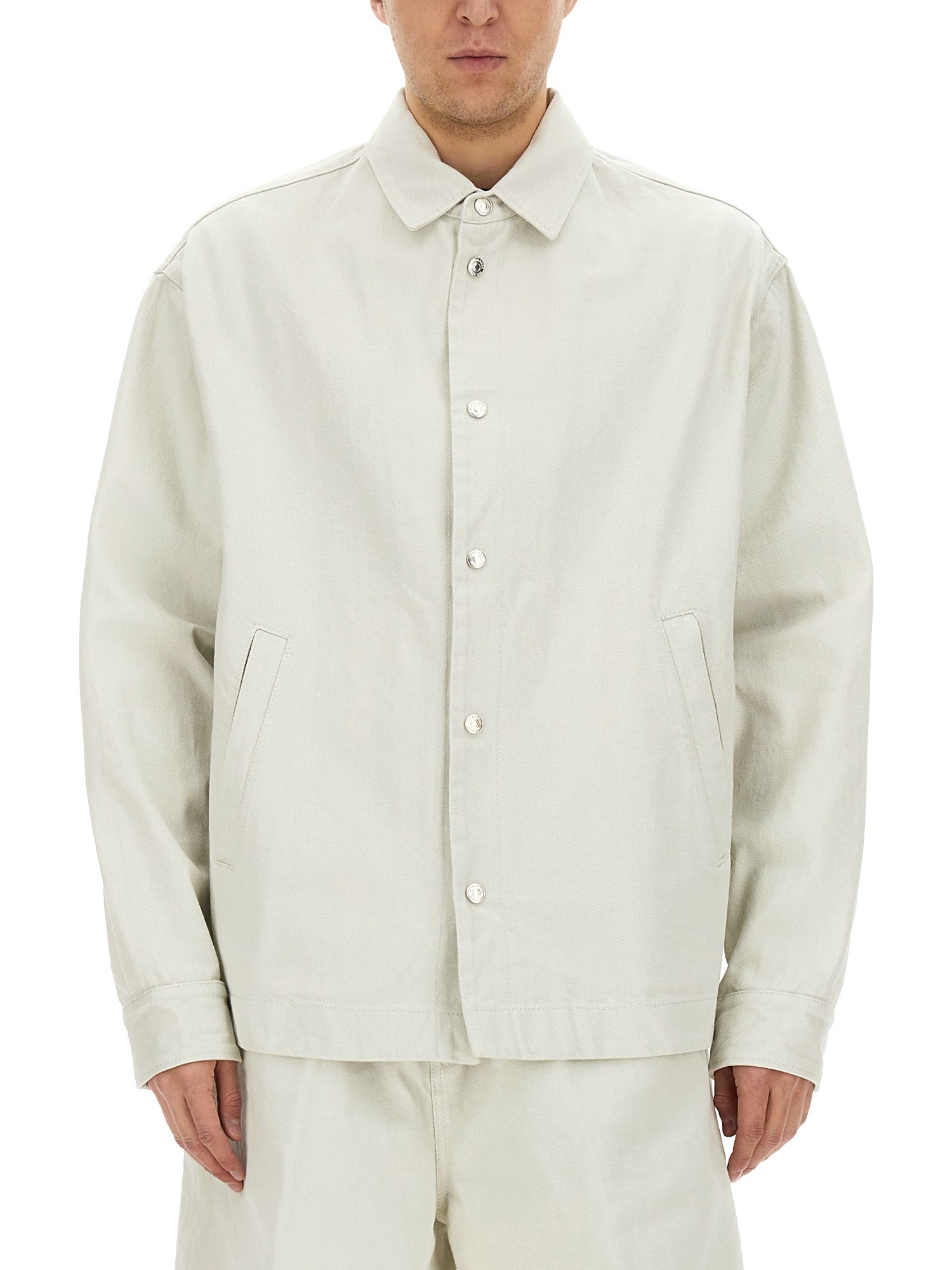 Dsquared2 Icon New Generation Overshirt In Ivory