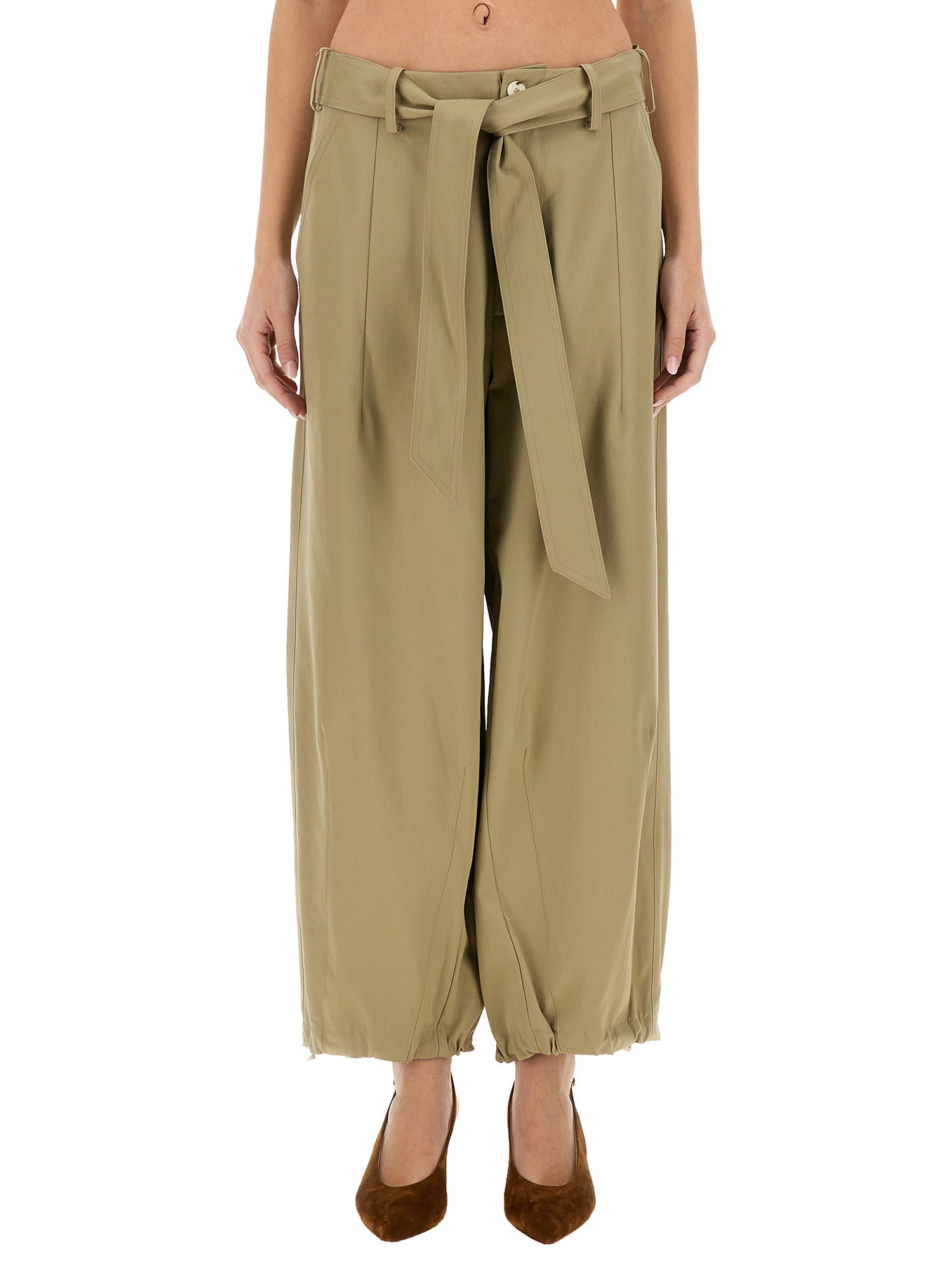 ALYSI BELTED PANTS 