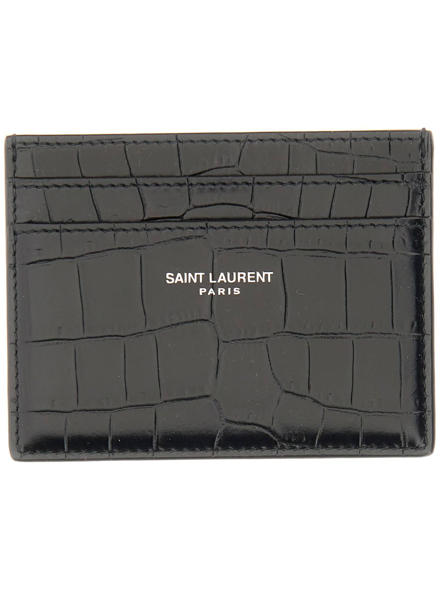 saint laurent portacarte in pelle