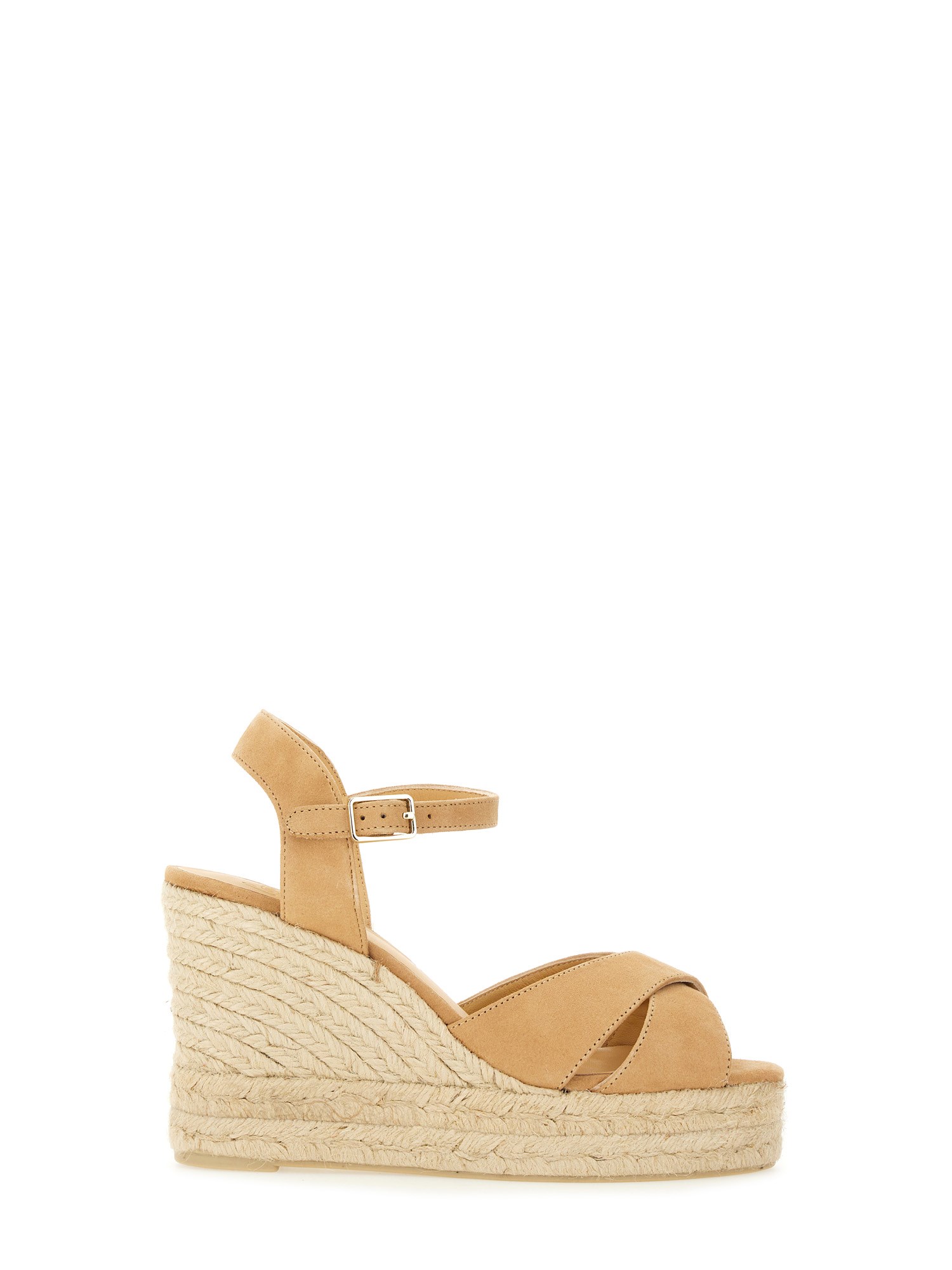 Castaã±er Castañer Wedge Sandal "blaudell" In Beige