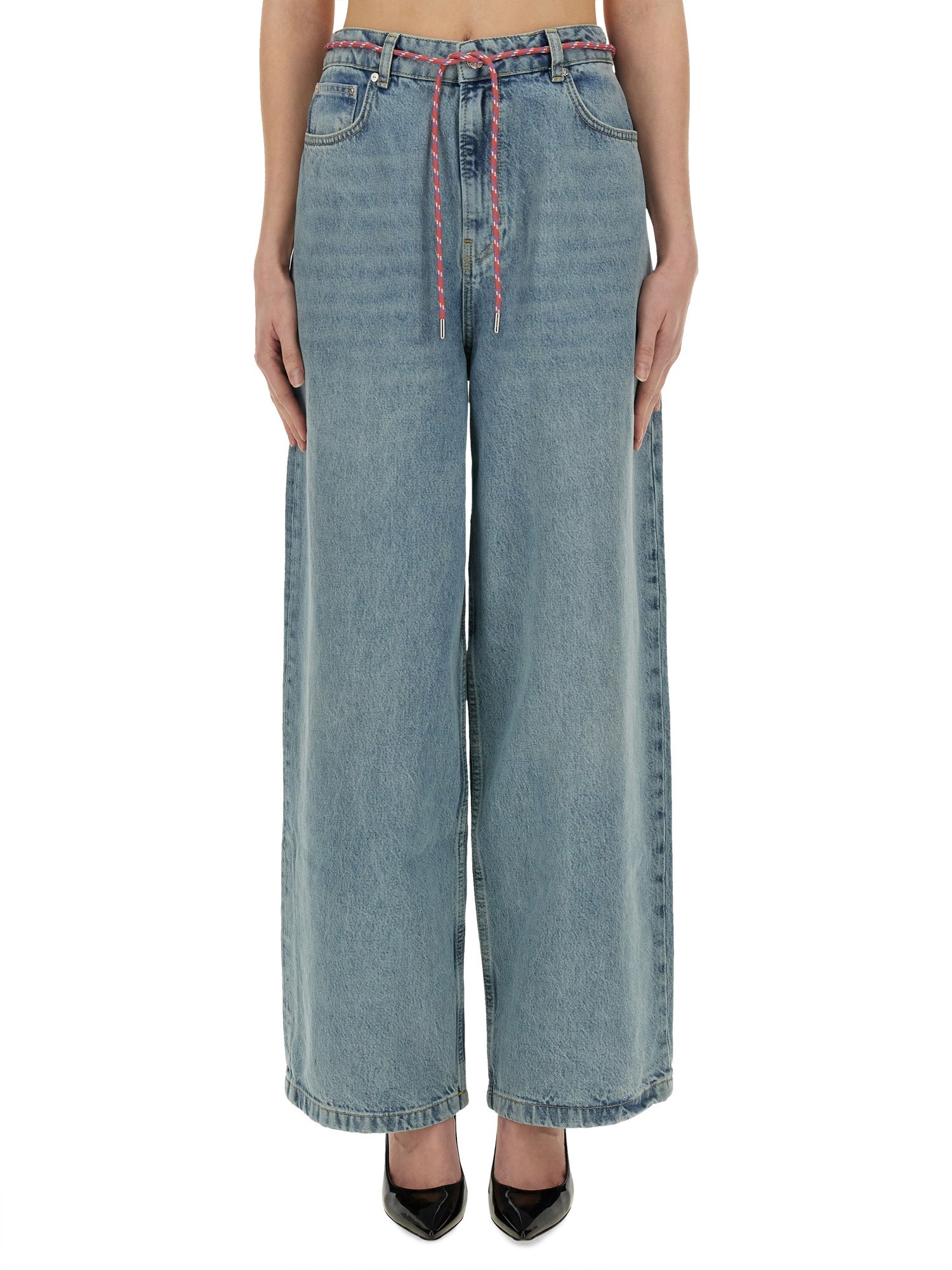Moschino Jeans Wide Fit Jeans In Denim