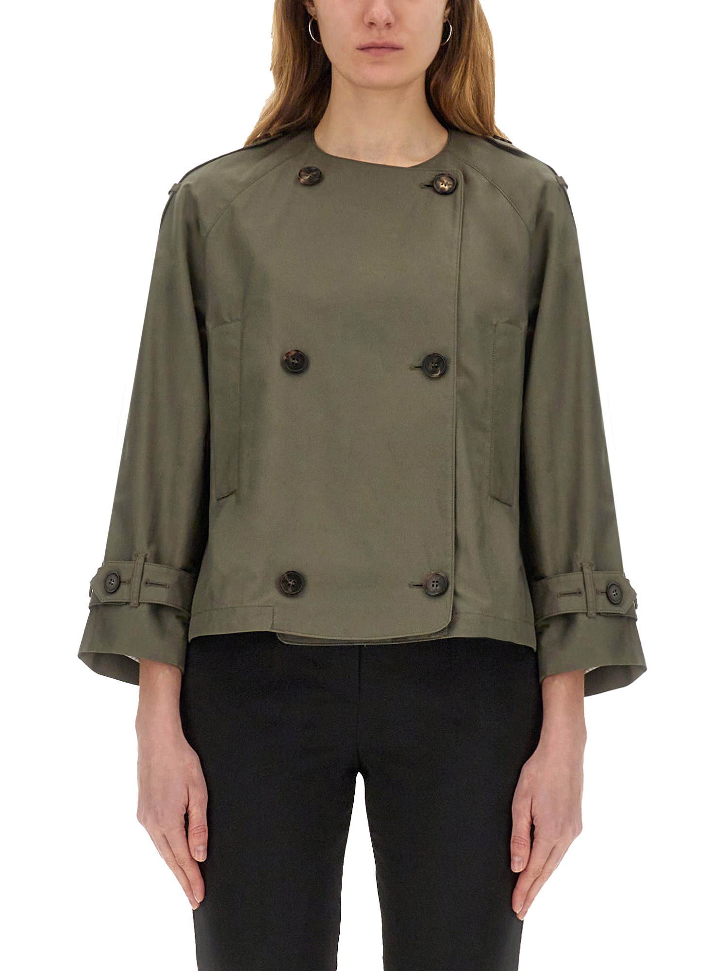 Max Mara "jim The Cube" Jacket In Grey