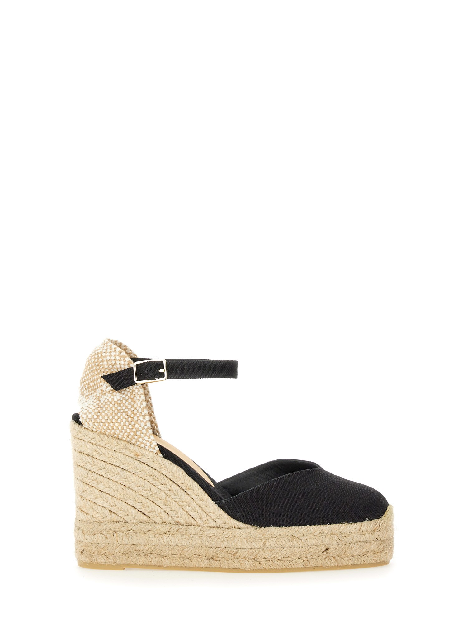 Shop Castaã±er Espadrille "chiarita" In Black