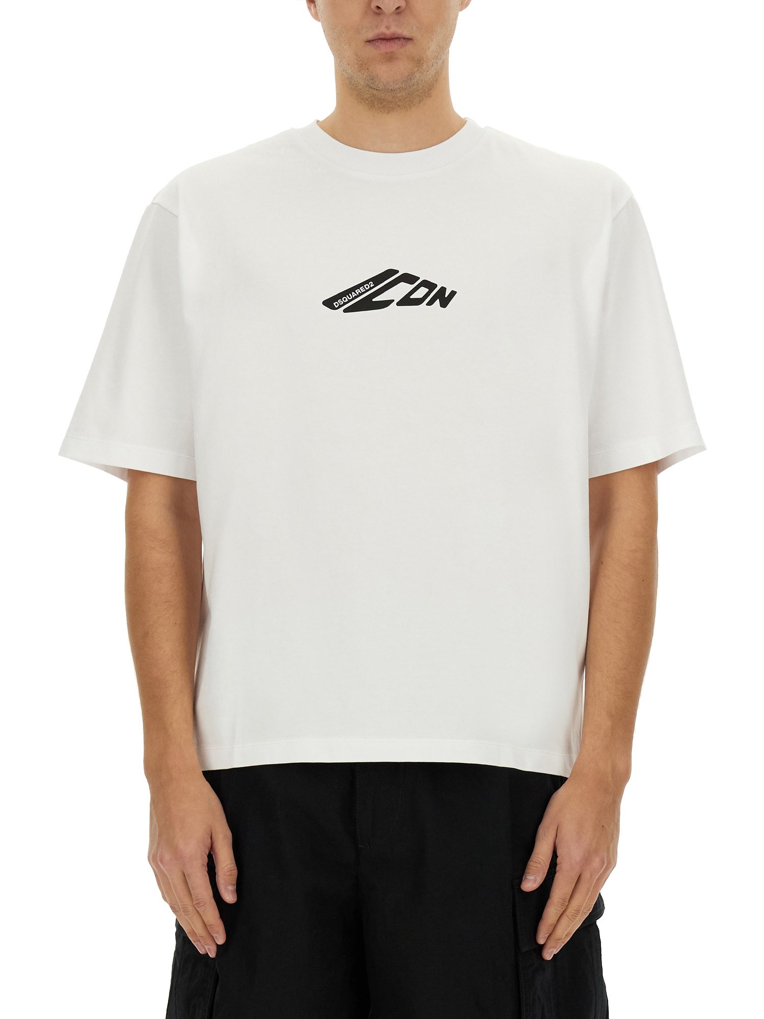 Shop Dsquared2 "icon New Generation Loose Fit" T-shirt In White