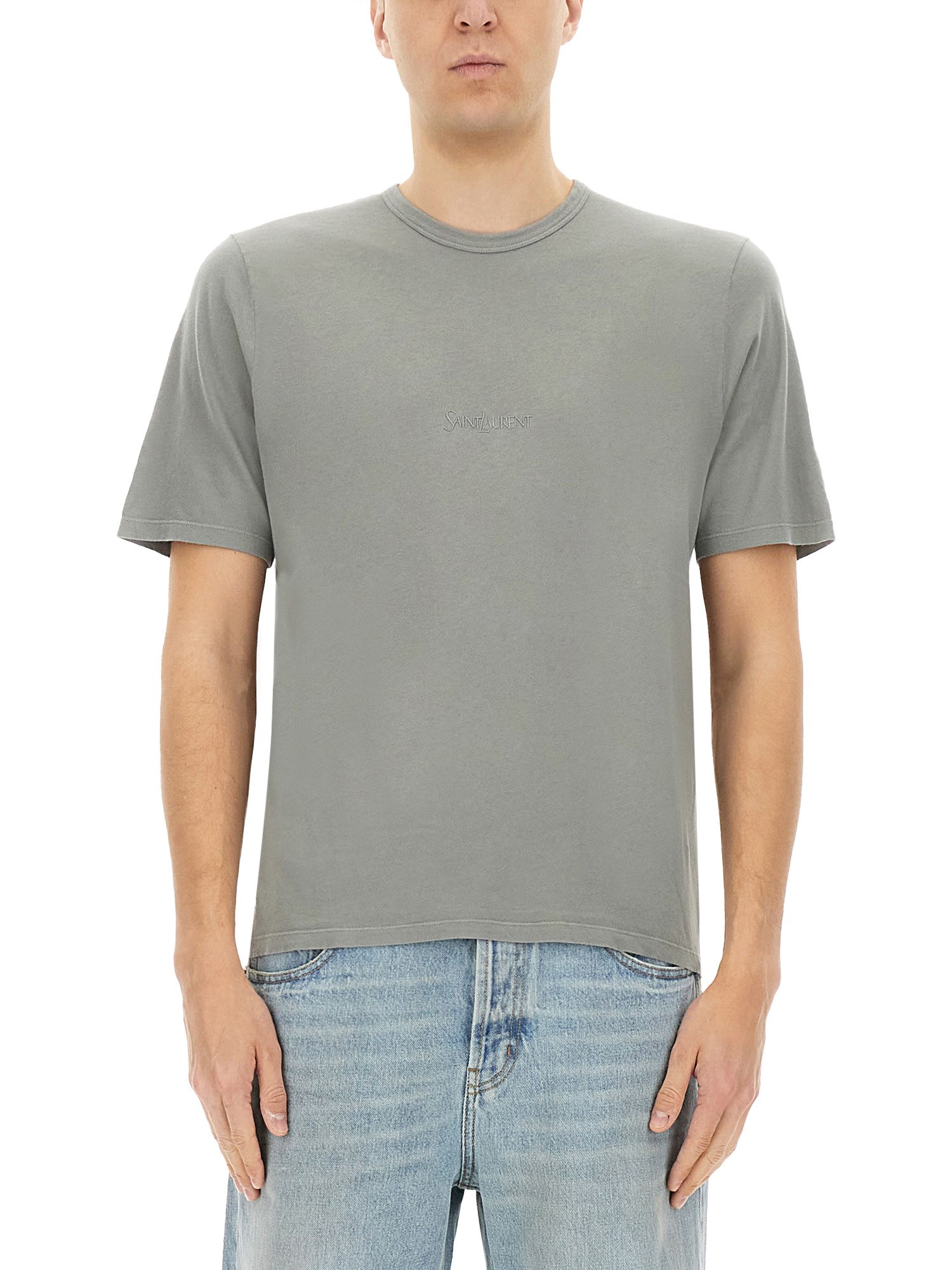 Saint laurent t-shirt with logo - saint laurent - Modalova