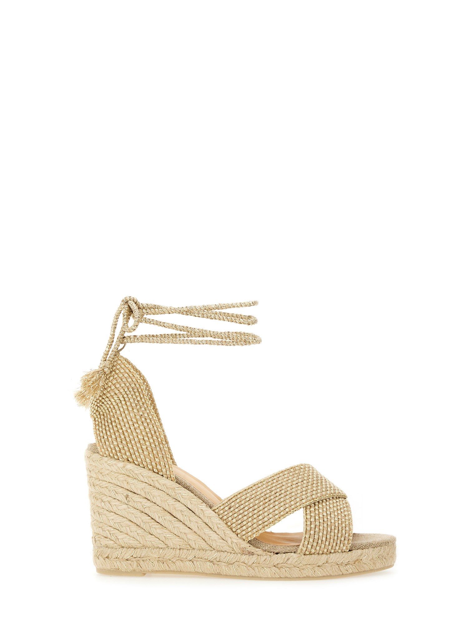 Castaã±er Castañer Espadrille "becca" In Gold
