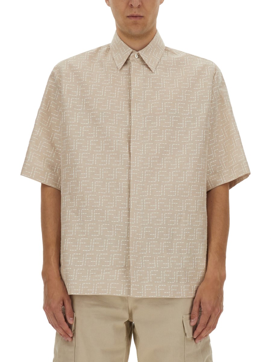 CAMICIA IN JACQUARD FF
