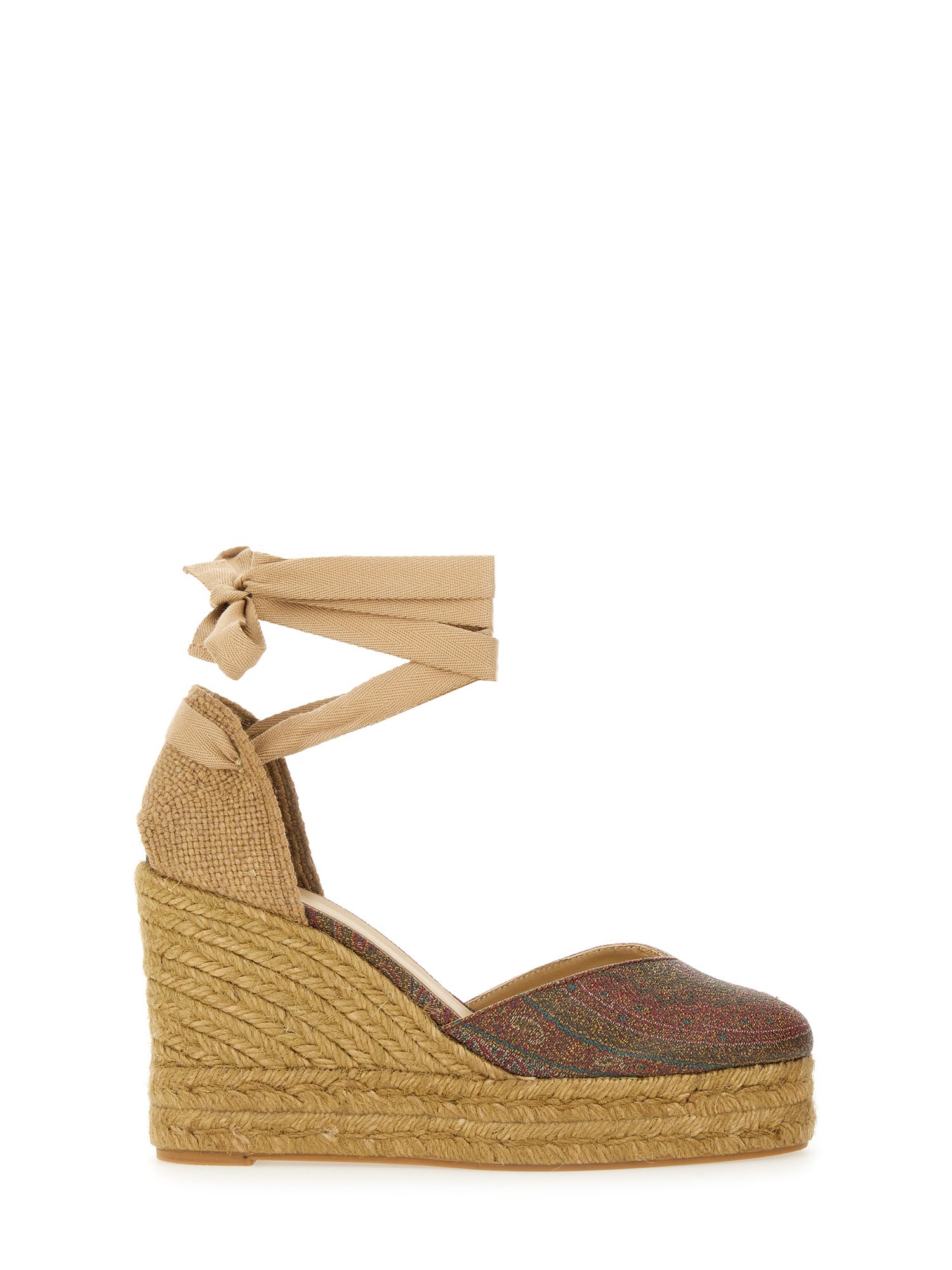 Castaã±er Castañer Espadrille "clear Etro" In Multicolour