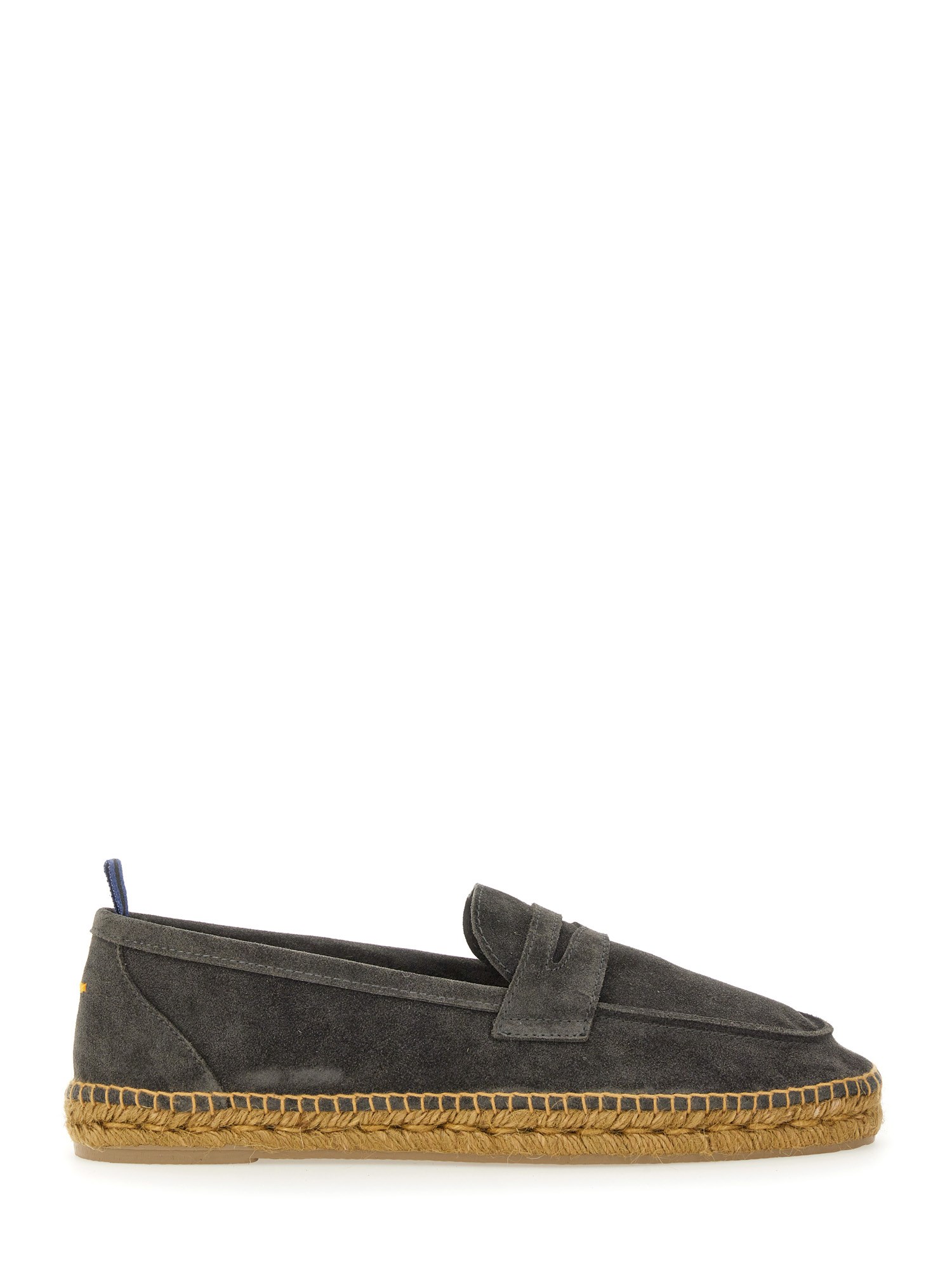Castaã±er Castañer Nacho Suede Leather Espadrilles In Grey