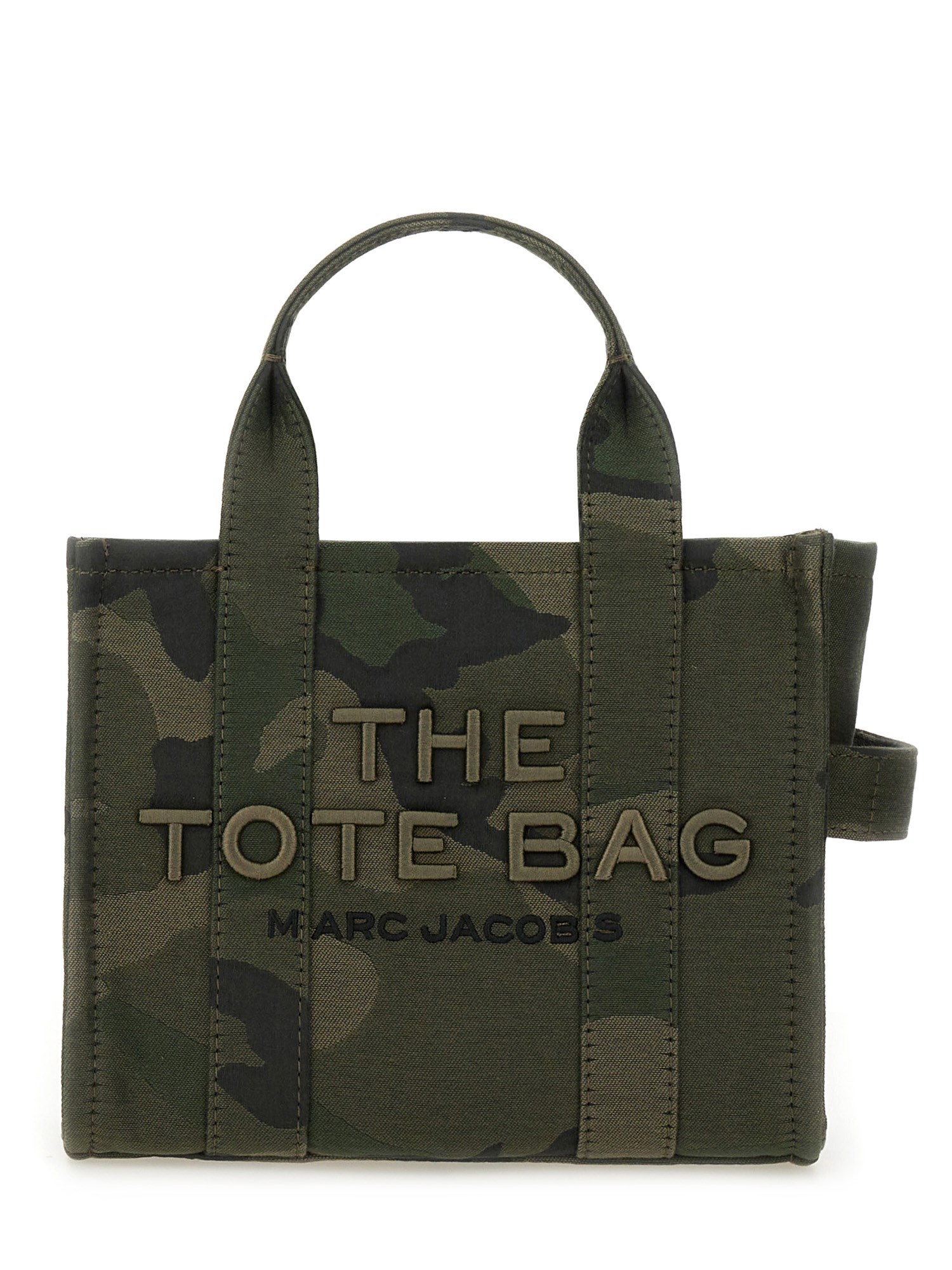 Marc Jacobs Camo Bag "the Tote" Small In Military Green