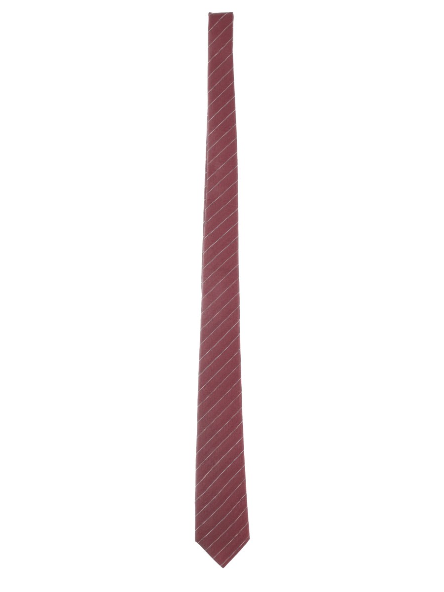 CRAVATTA IN JACQUARD A RIGHE