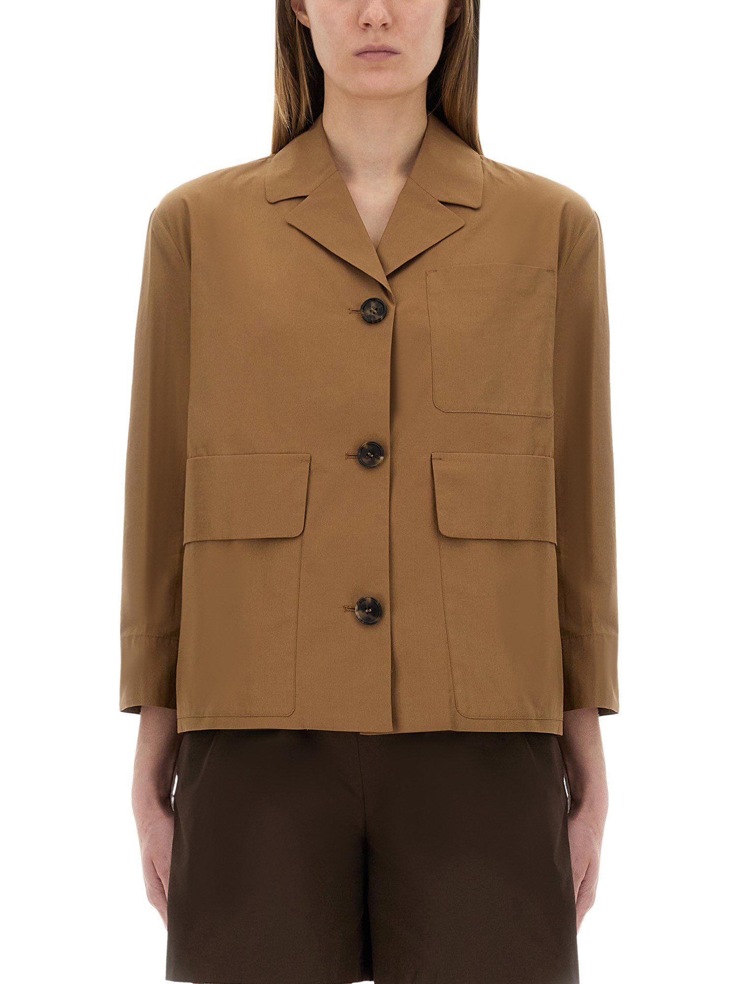 Shop 's Max Mara Jacket "priscilla" In Beige