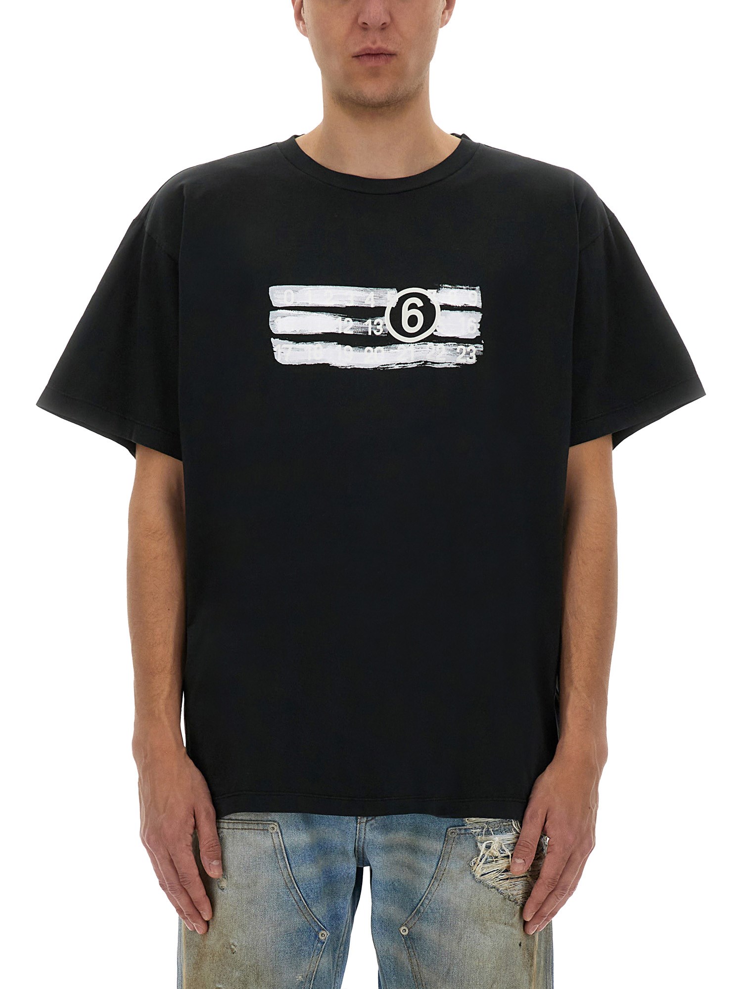 T-shirt "numeric" - mm6 maison margiela - Modalova