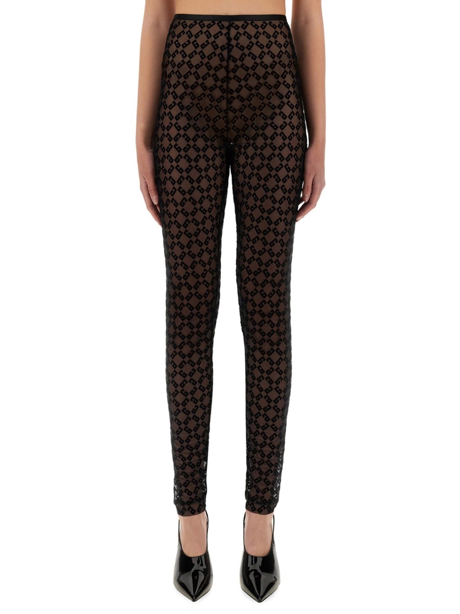 LEGGINGS IN TULLE MONOGRAM
