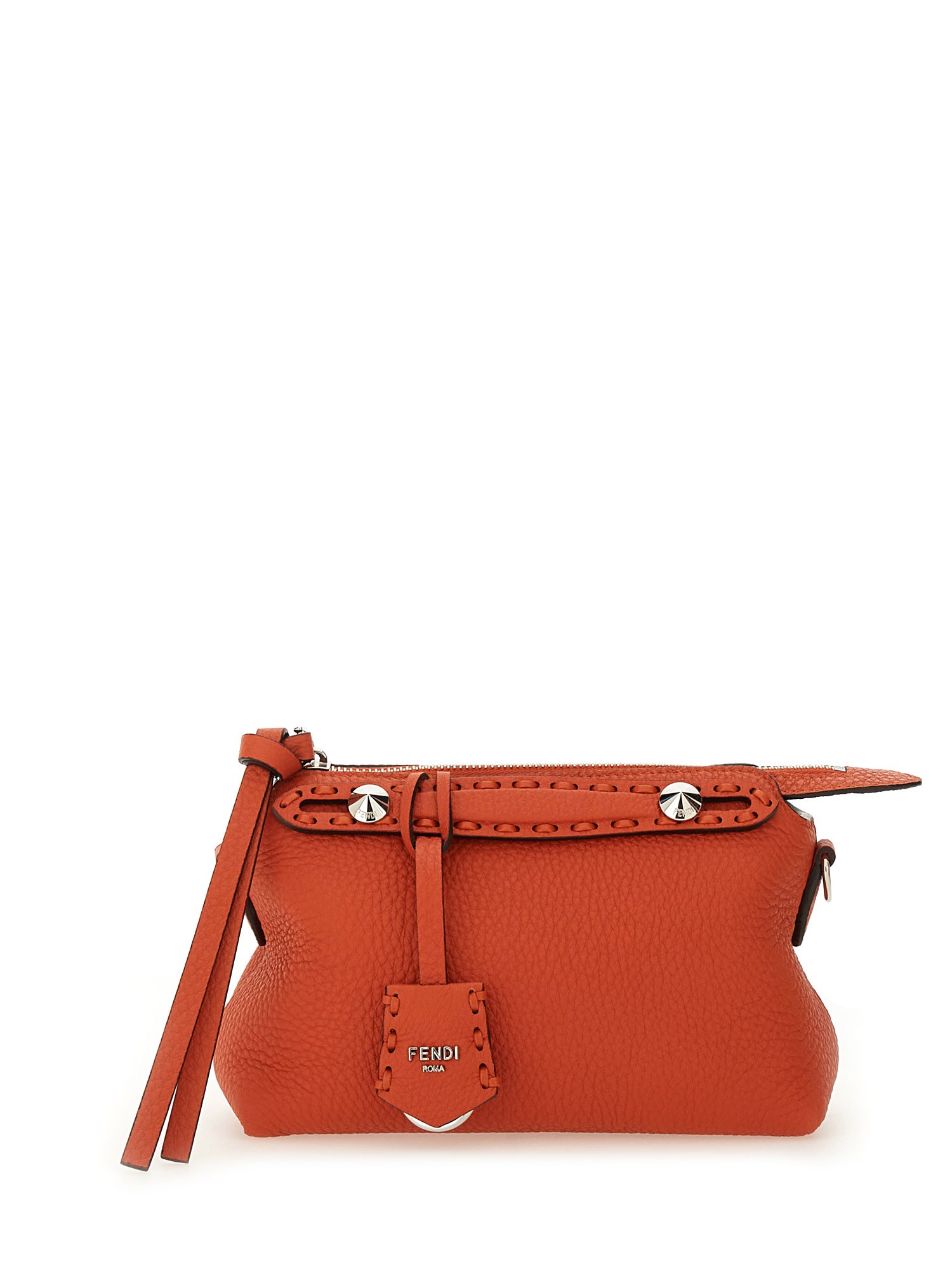 Fendi Orange By The Way Selleria Mini Mini Bag In Red