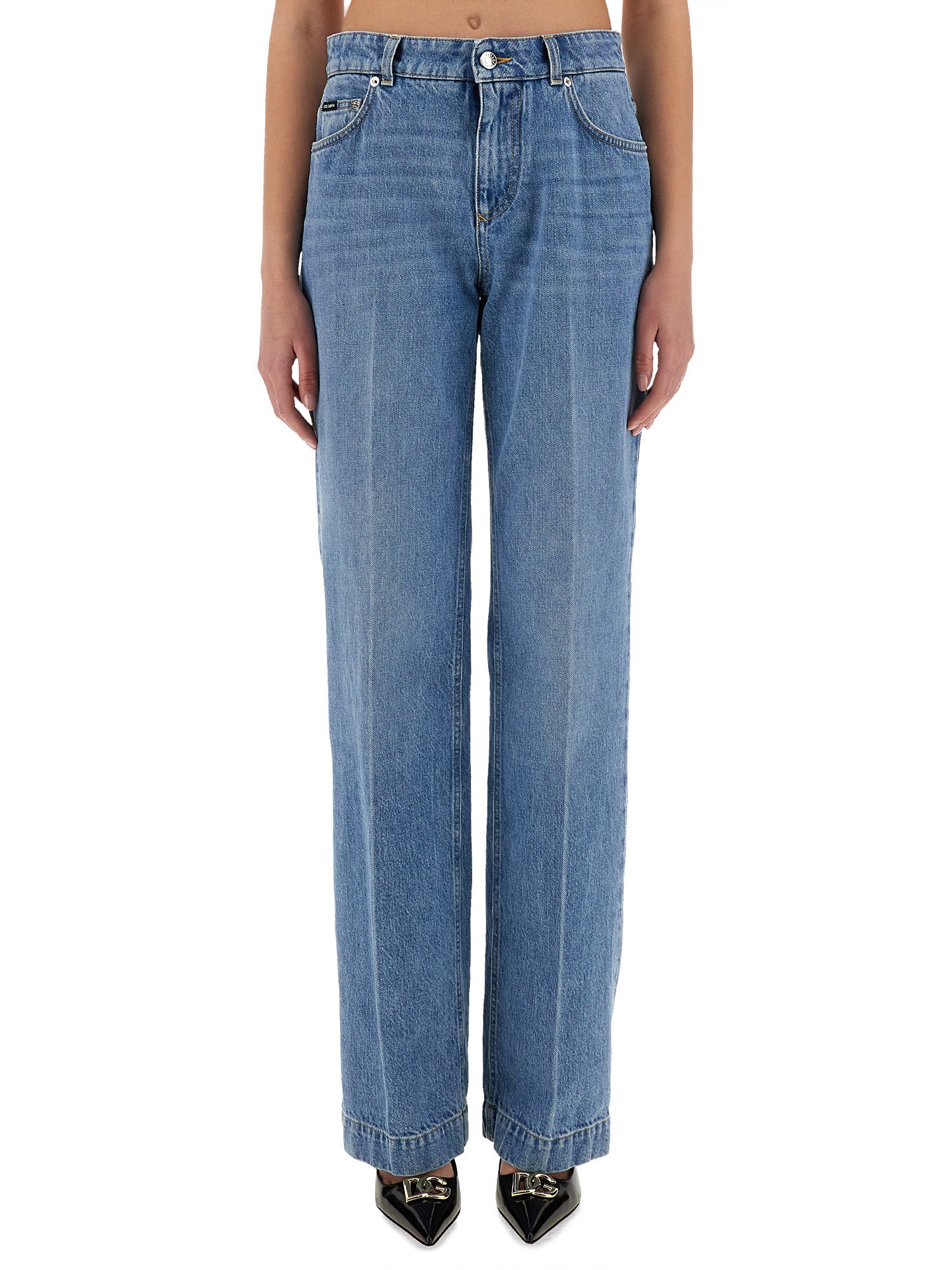 dolce & gabbana "loose" denim jeans