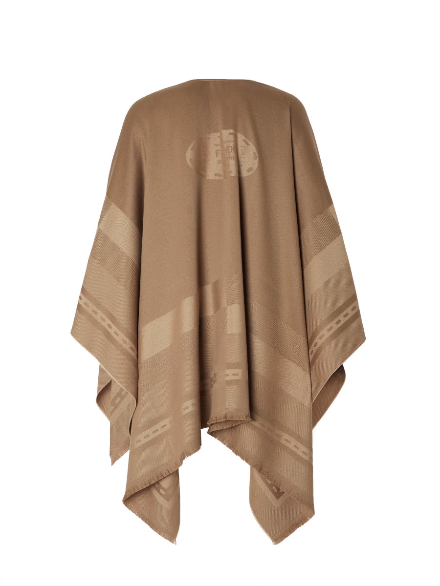 PONCHO IN LANA E CASHMERE